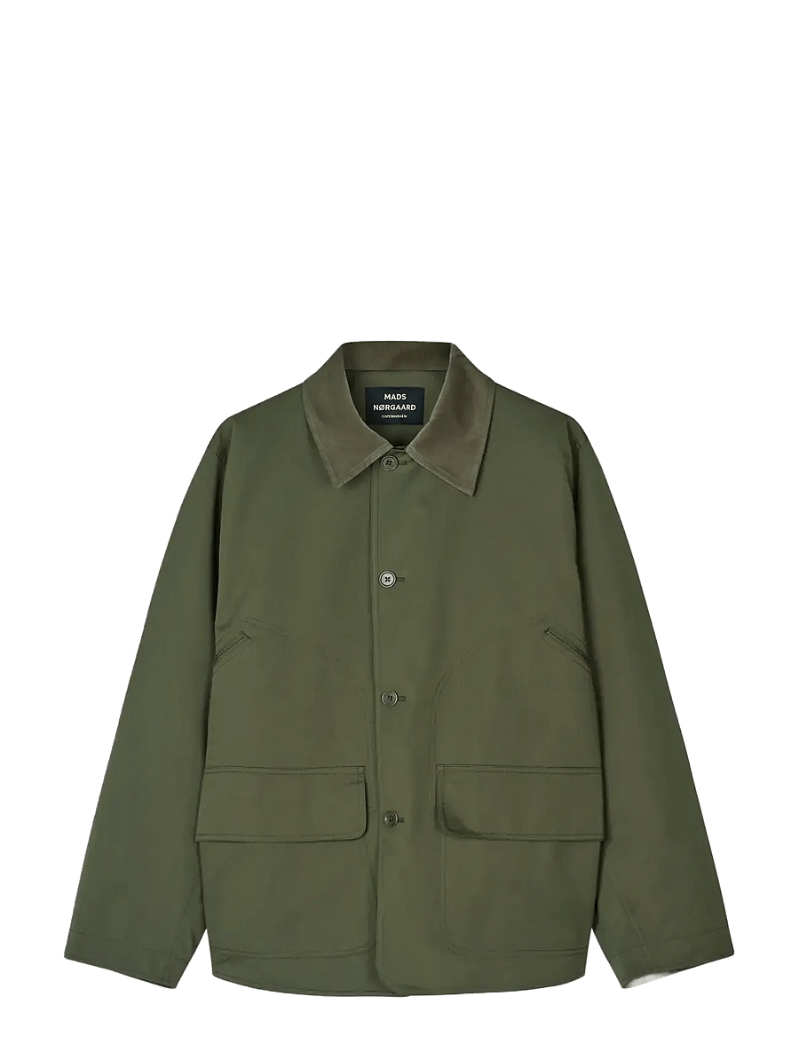 Mads Nørgaard - Repellent Twill Wilson Jacket - frühlingsjacken - kalamata - 0