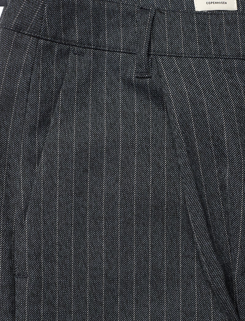 Mads Nørgaard - Pinstripe Melange Maria Pants - parisian night melange - 2