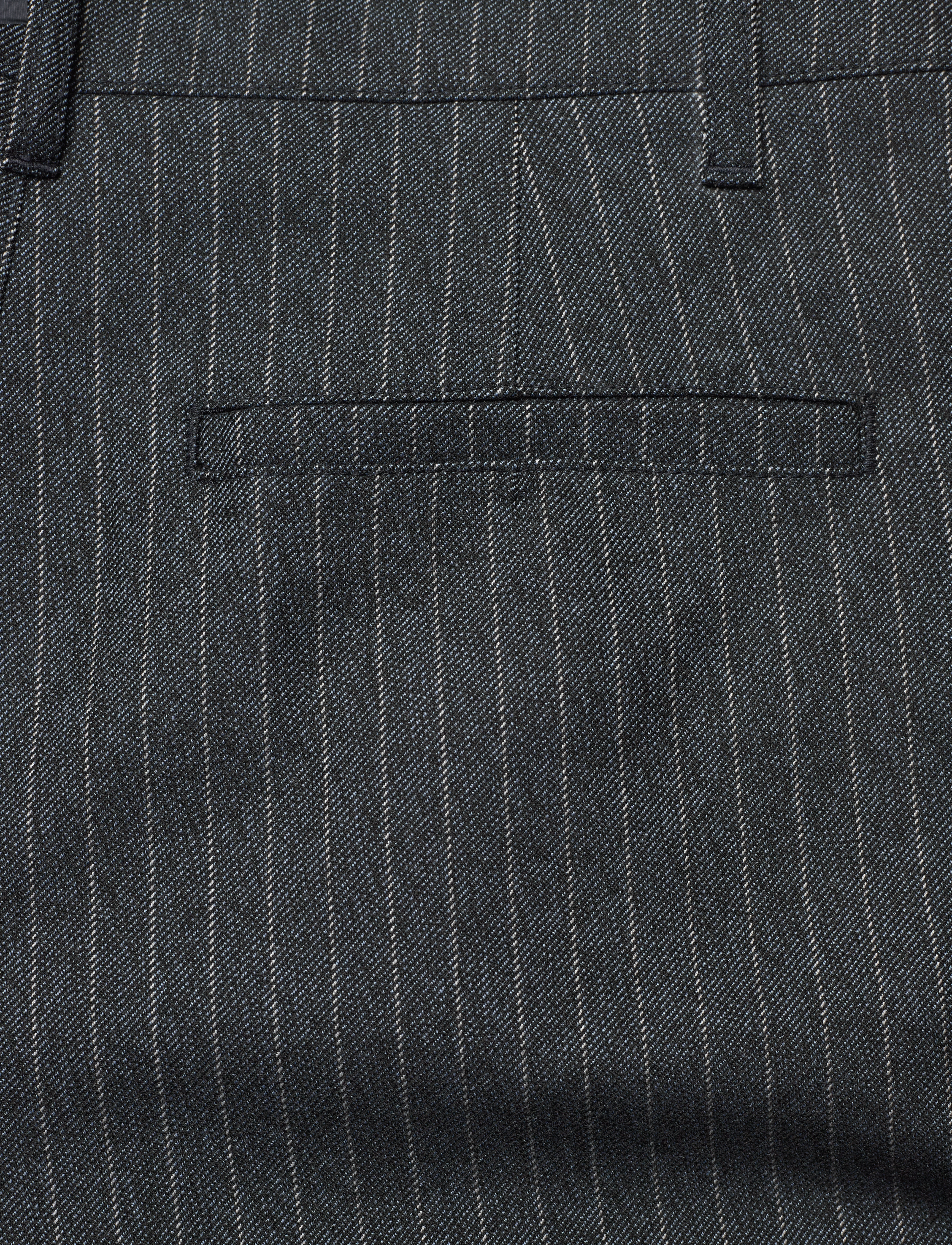 Mads Nørgaard - Pinstripe Melange Maria Pants - parisian night melange - 4