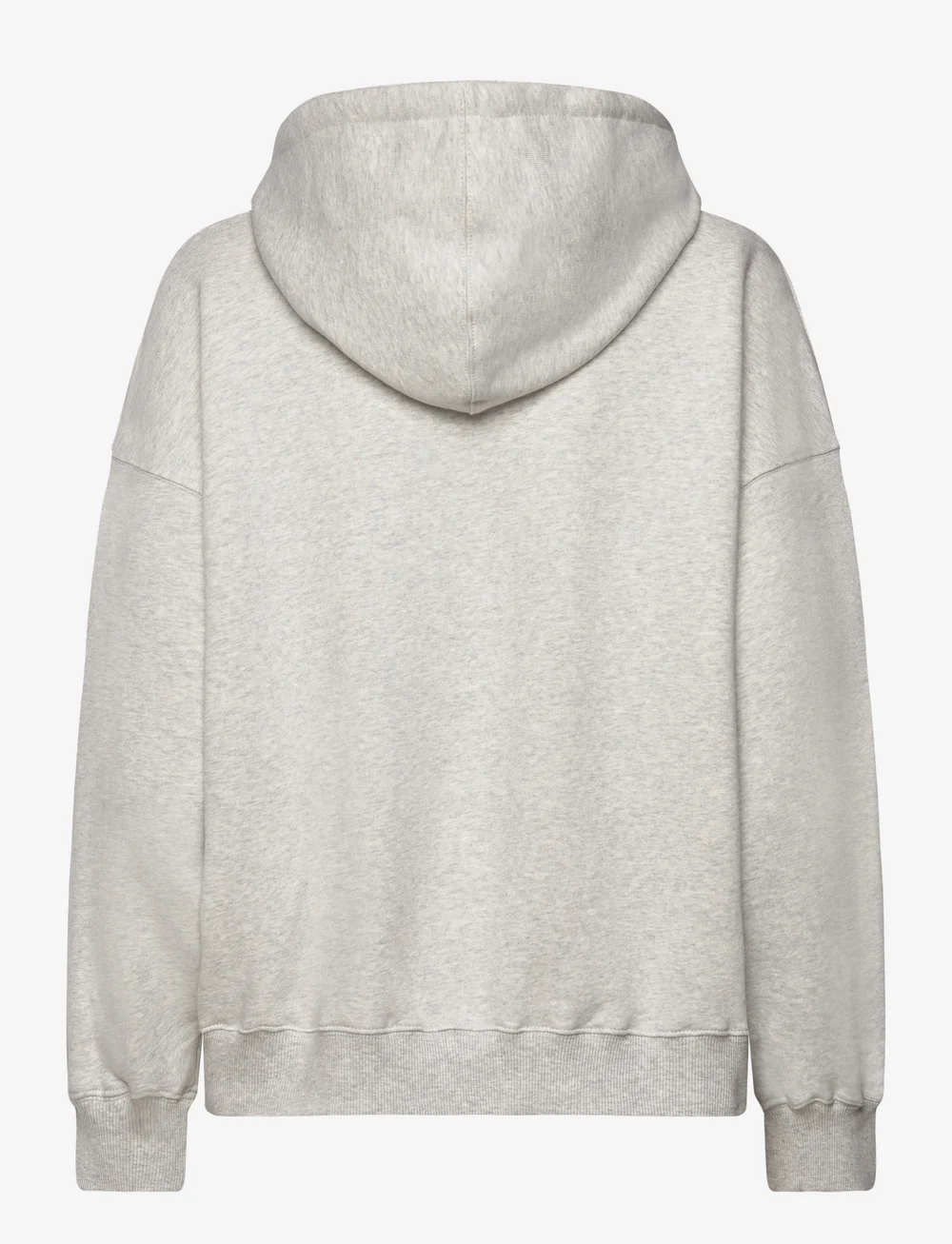 Mads Nørgaard - Organic Sweat Atlas Hoodie - hættetrøjer - snow white melange - 1