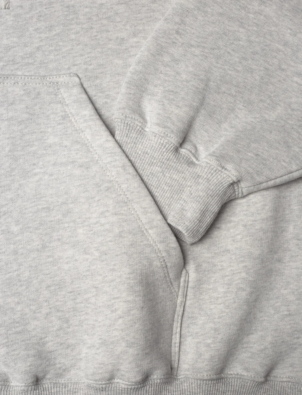 Mads Nørgaard - Organic Sweat Atlas Hoodie - hættetrøjer - snow white melange - 3