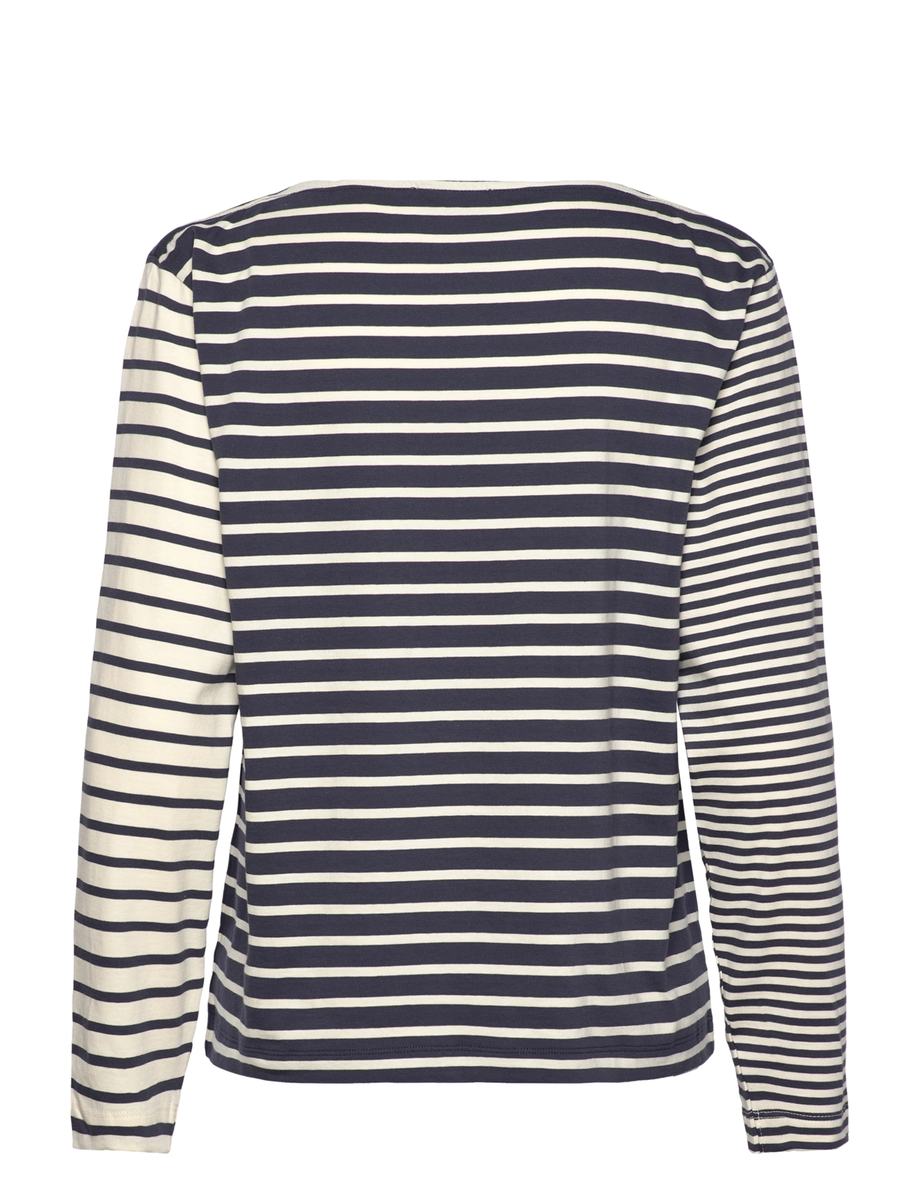 Mads Nørgaard - Soft Single Silke Tee LS - parisian night/vanilla ice blo - 1