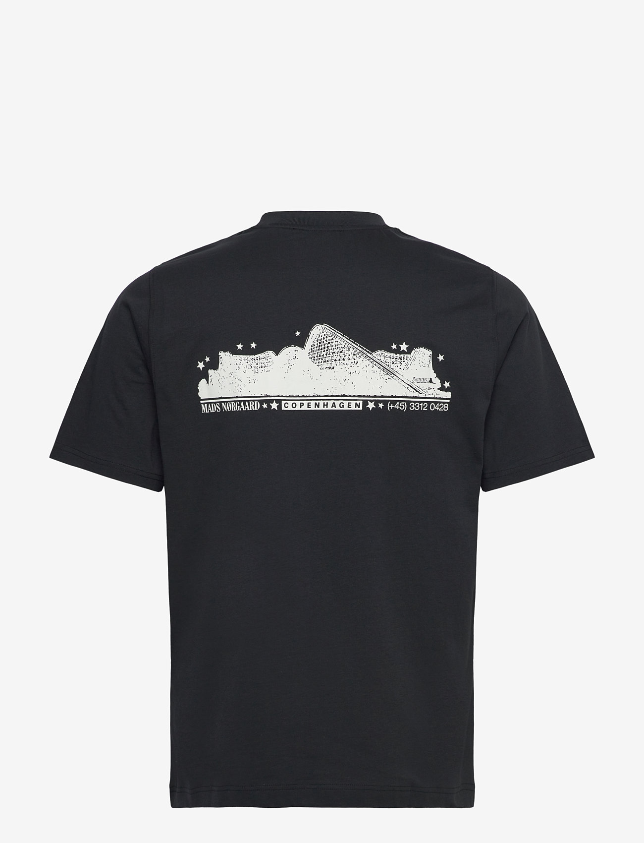 Mads Nørgaard - Open-End Frode Play Tee - sügisesed riided - black - 1