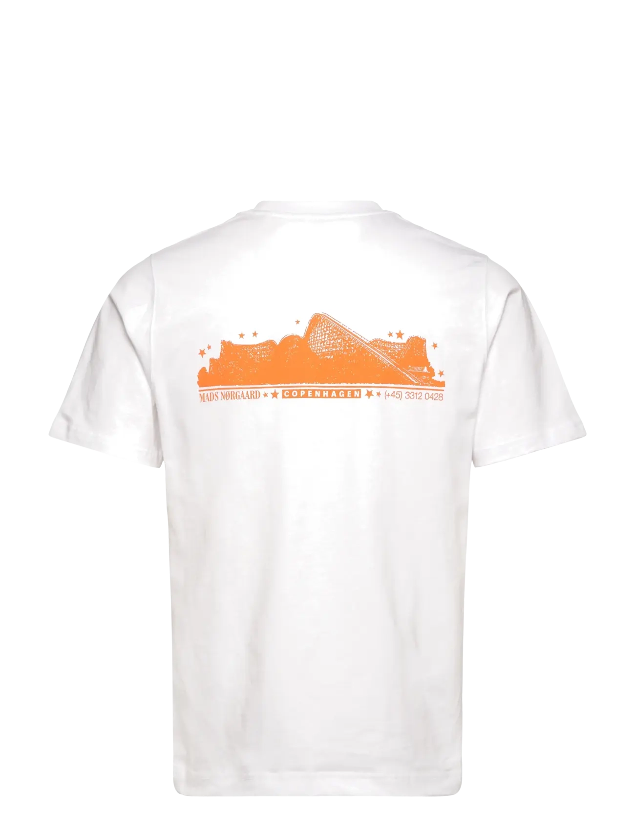 Mads Nørgaard - Open-End Frode Play Tee - kortærmede t-shirts - white - 1