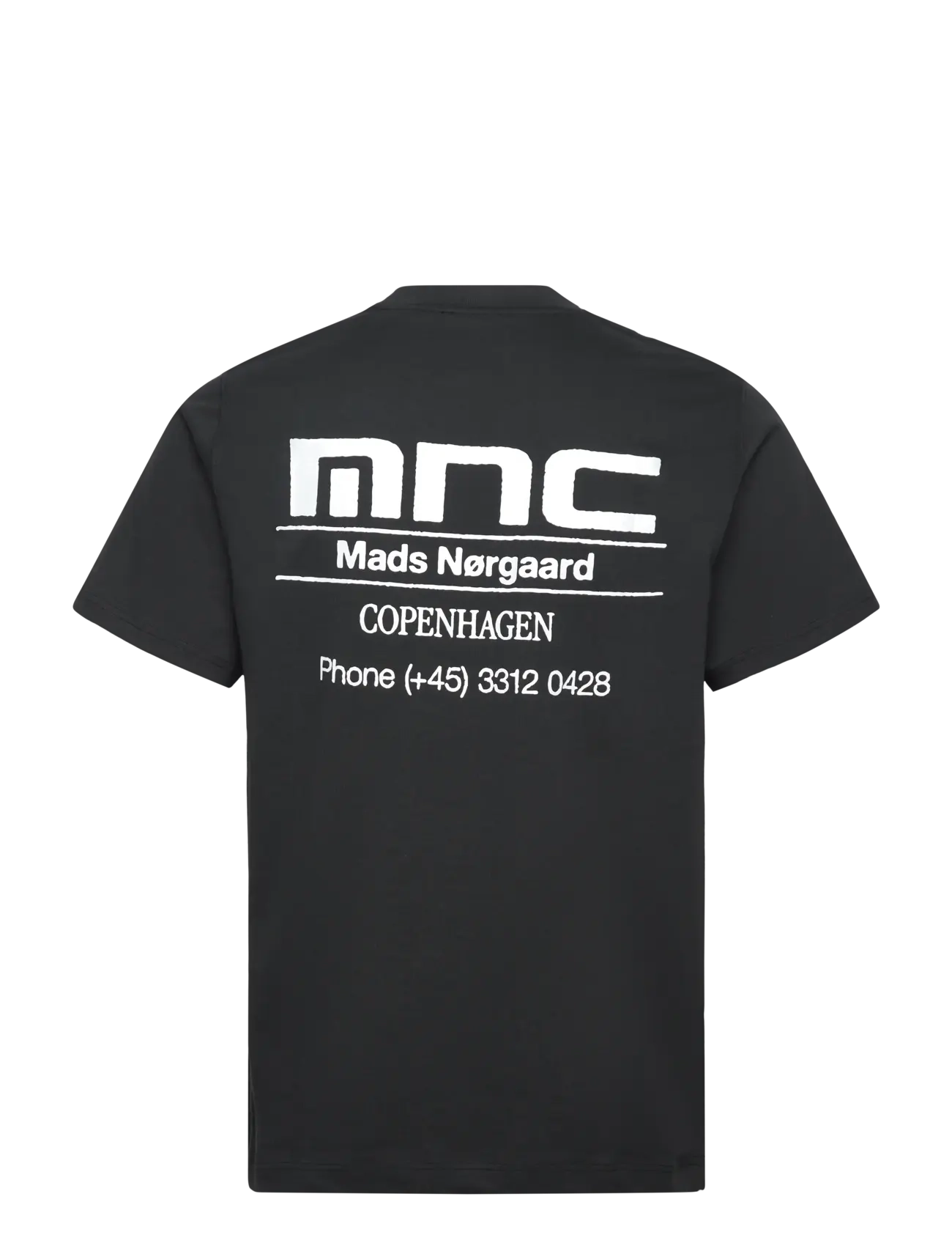Mads Nørgaard - Cotton Jersey Frode MNC Tee - kortærmede t-shirts - black - 1