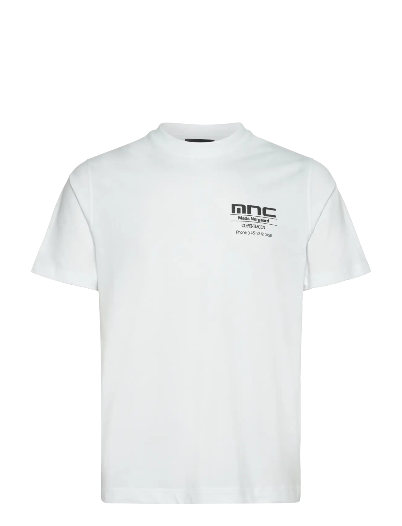 Mads Nørgaard Cotton Jersey Frode MNC Tee - Deals - WHITE / white