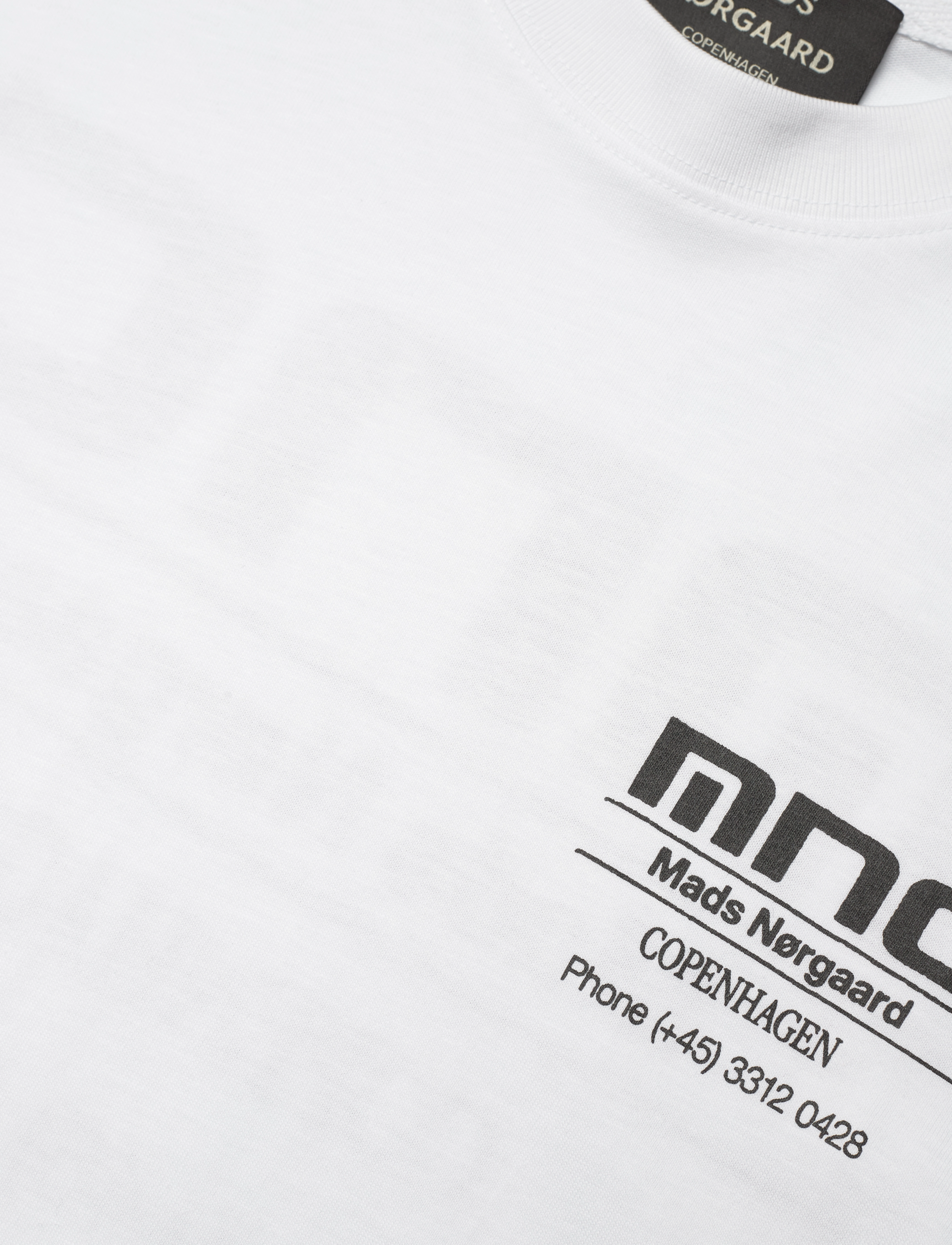 Mads Nørgaard - Cotton Jersey Frode MNC Tee - kortærmede t-shirts - white - 2