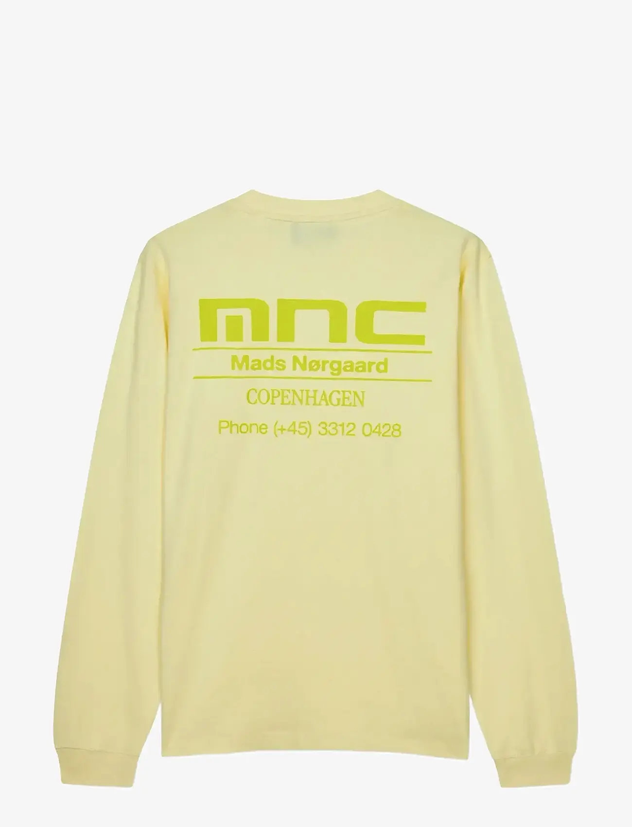 Mads Nørgaard - Cotton Jersey Frode MNC Tee LS - pikkade varrukatega t-särgid - tender yellow - 1