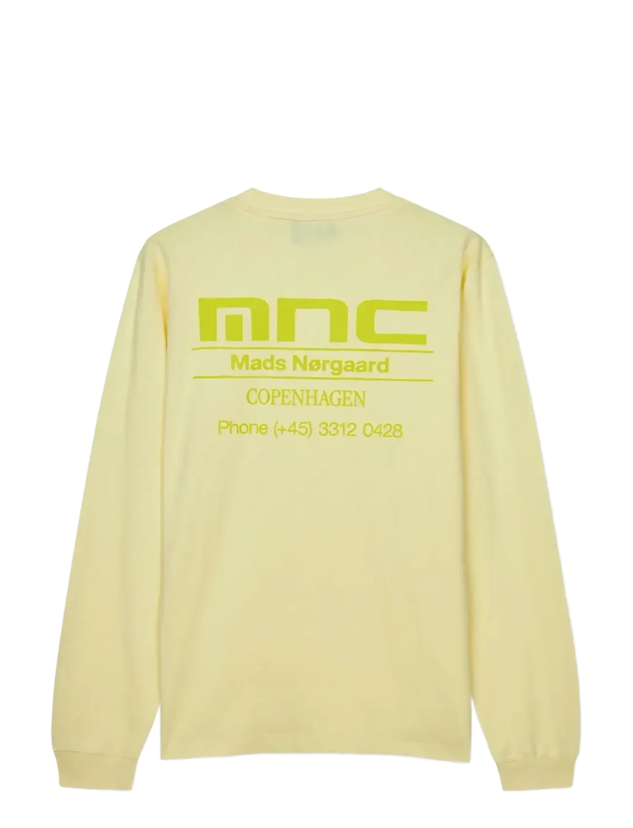 Mads Nørgaard - Cotton Jersey Frode MNC Tee LS - pikkade varrukatega t-särgid - tender yellow - 1