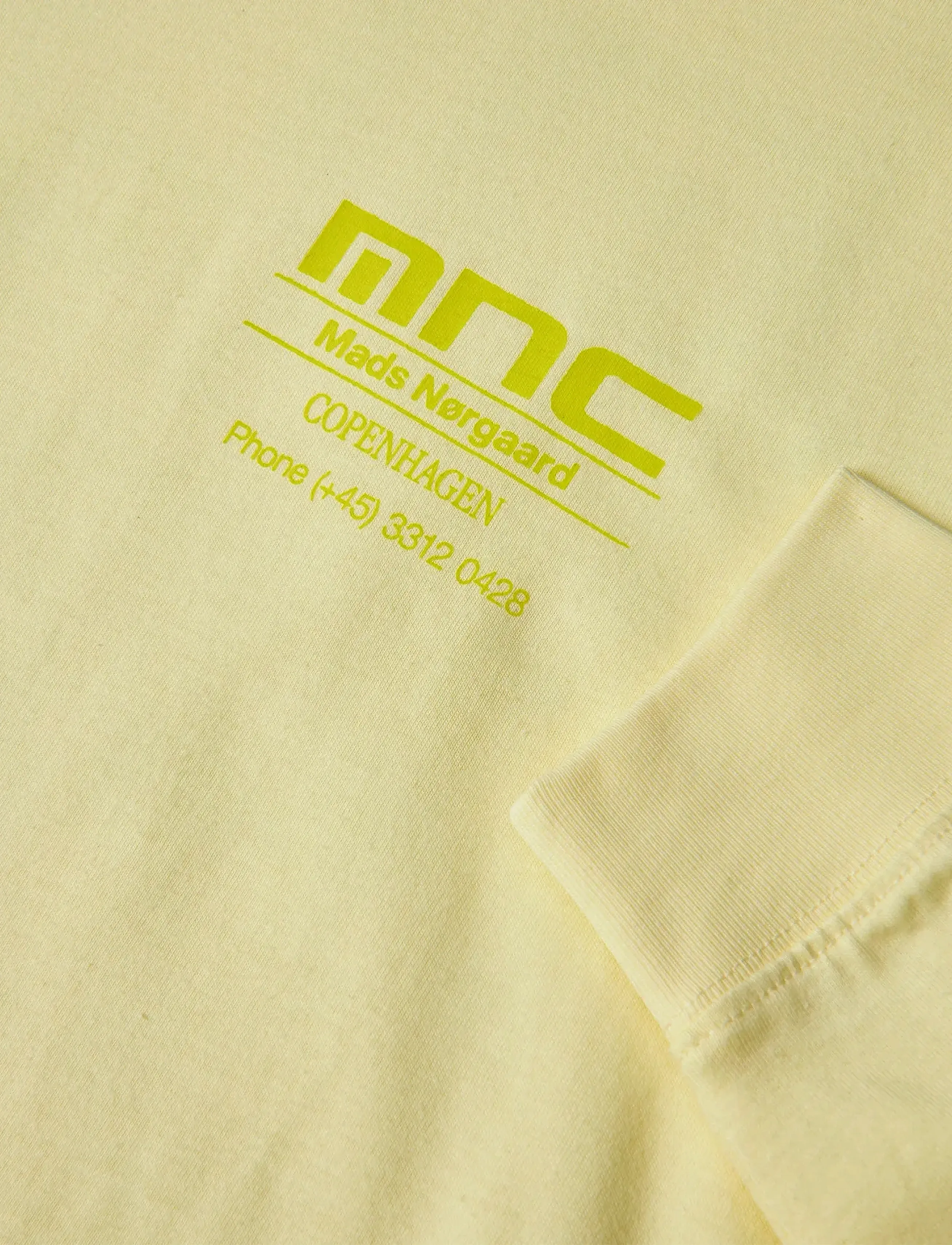Mads Nørgaard - Cotton Jersey Frode MNC Tee LS - długi rękaw - tender yellow - 2