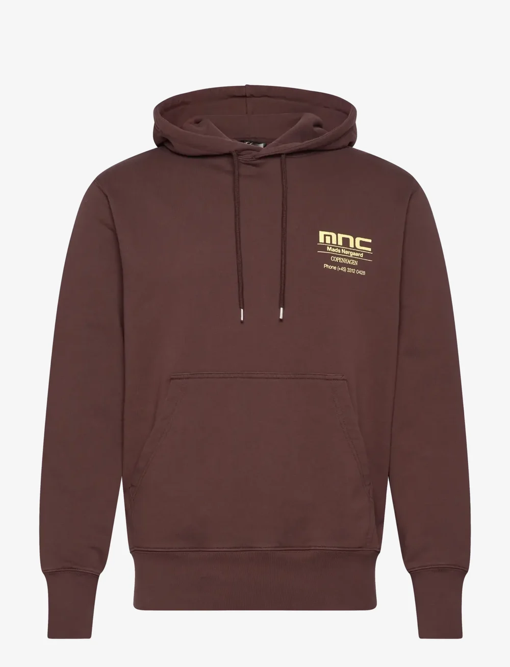 Mads Nørgaard - Compact Cotton MNC Hoody - hoodies - chicory coffee - 0