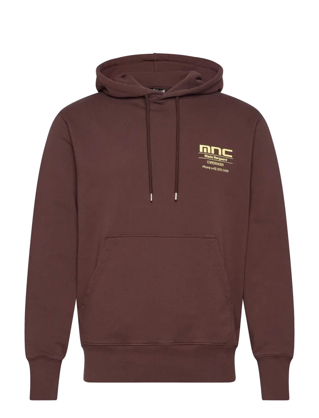 Mads Nørgaard Compact Cotton MNC Hoody - Sweatshirts - CHICORY COFFEE / brown