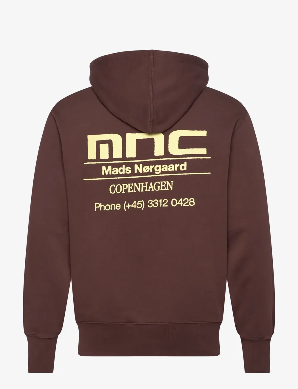 Mads Nørgaard - Compact Cotton MNC Hoody - hoodies - chicory coffee - 1
