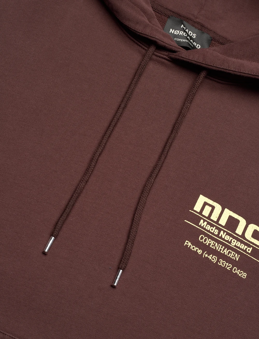 Mads Nørgaard - Compact Cotton MNC Hoody - hoodies - chicory coffee - 2