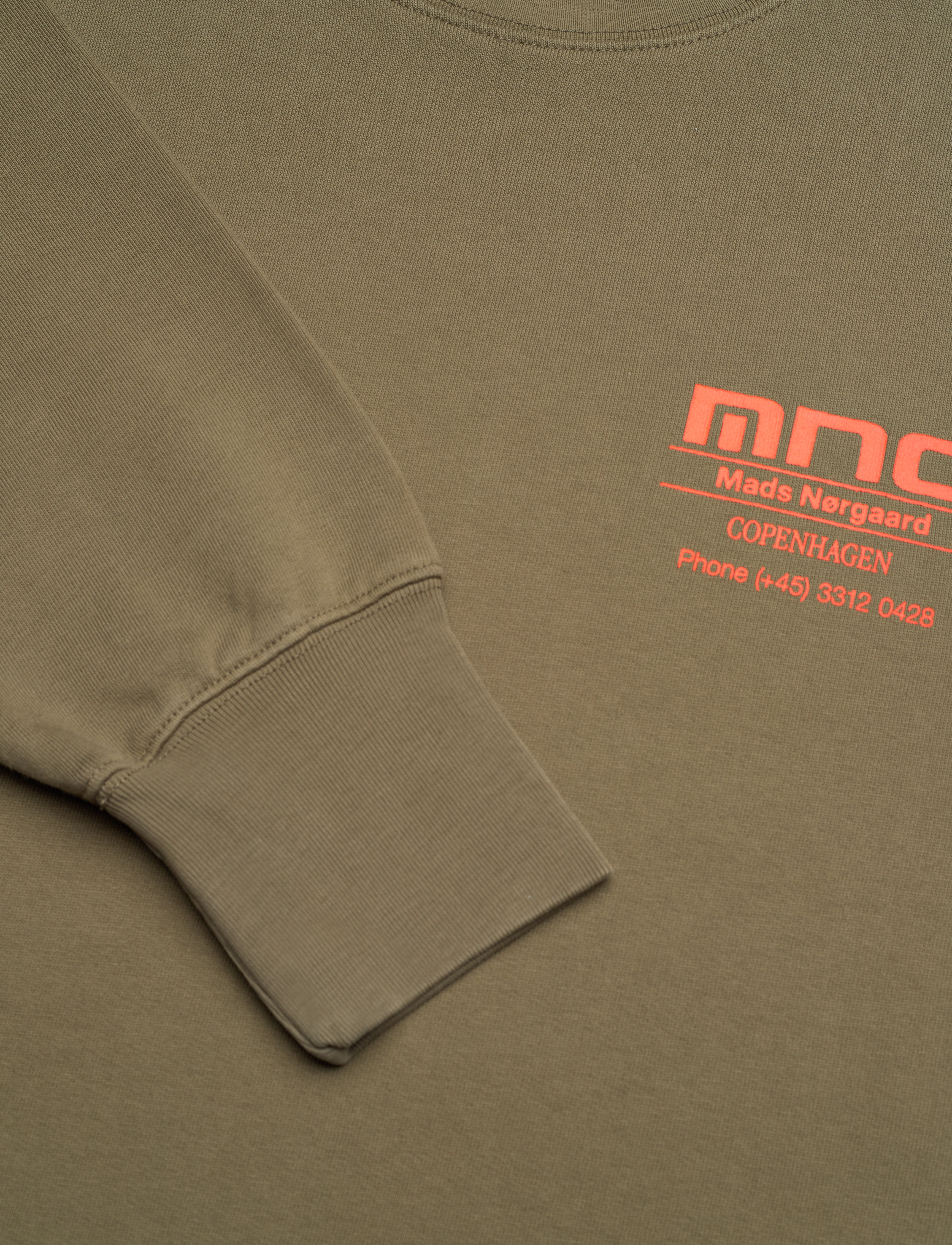 Mads Nørgaard - Compact Cotton MNC Crew - sweatshirts - kalamata - 2