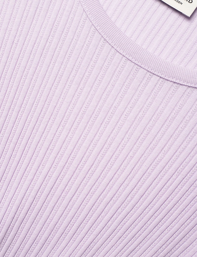 Mads Nørgaard - Pointella Dalia Dress - kurzärmelige freizeitkleider - orchid petal - 2