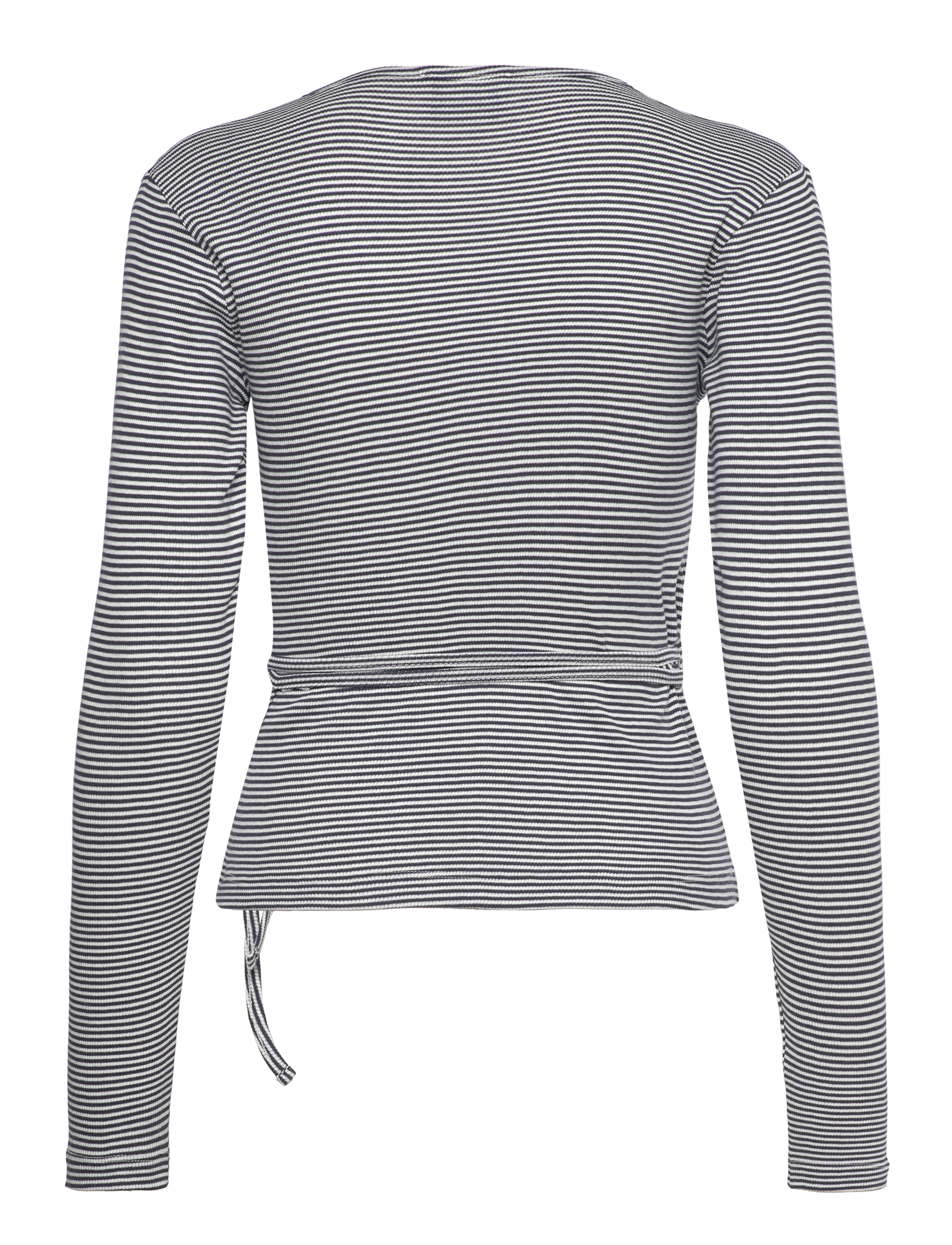 Mads Nørgaard - 2x2 Cotton Stripe Susi LS Top - parisian night/vanilla ice - 1