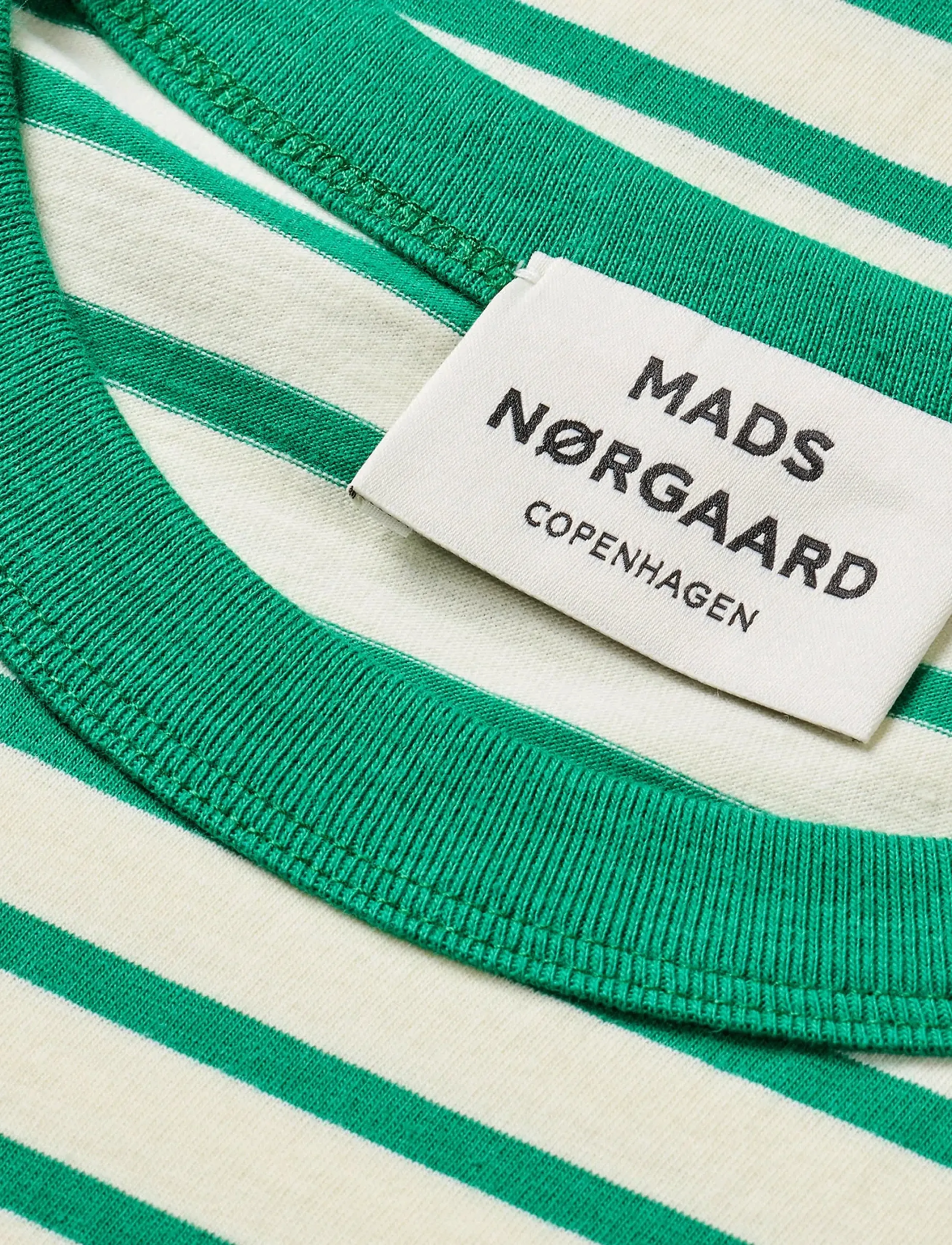 Mads Nørgaard - Soft Single Ella Dress - maksikleidid - vanilla ice/verdant green - 1