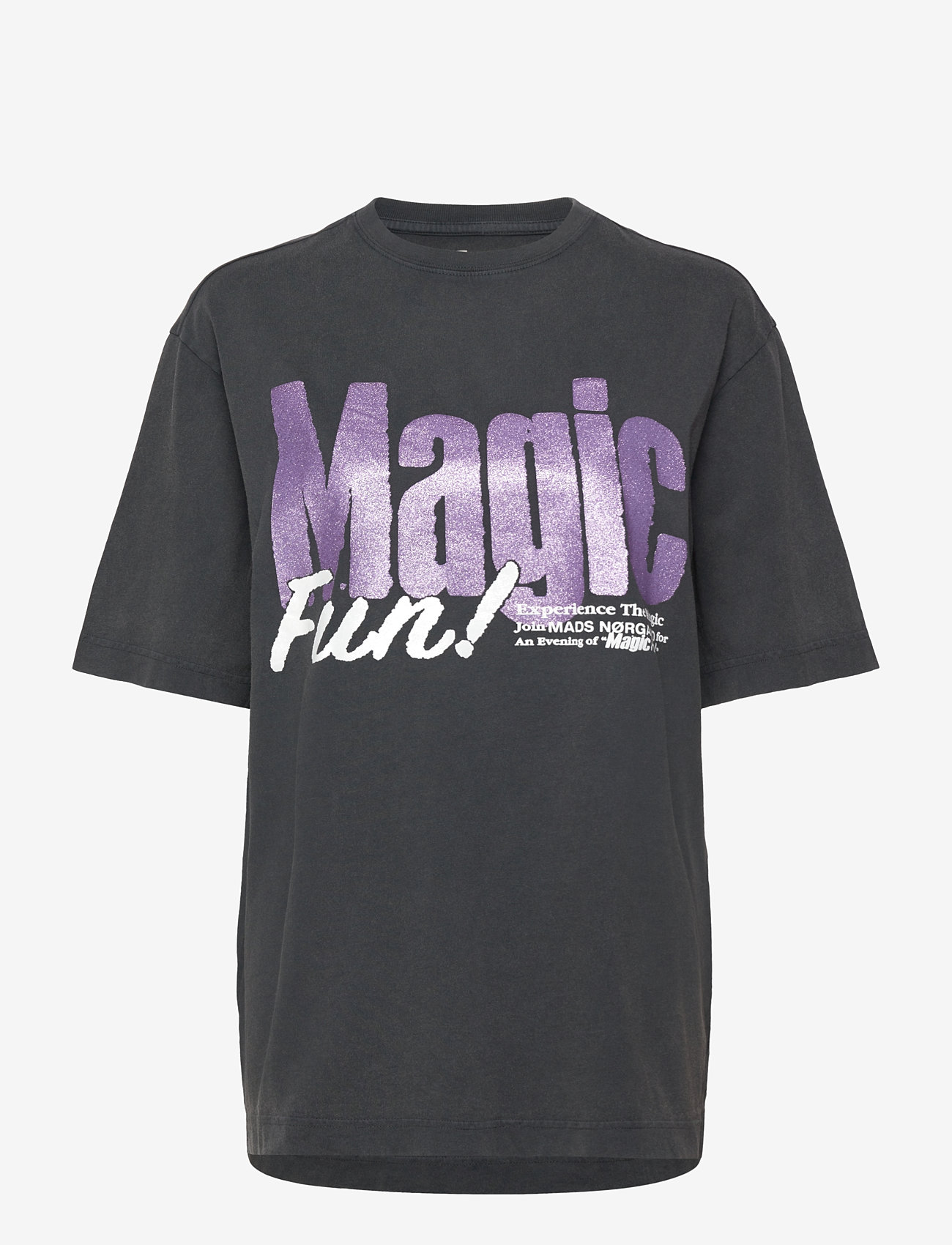 Mads Nørgaard - Cotton Jersey Dassel Tee - t-särgid - black - 0