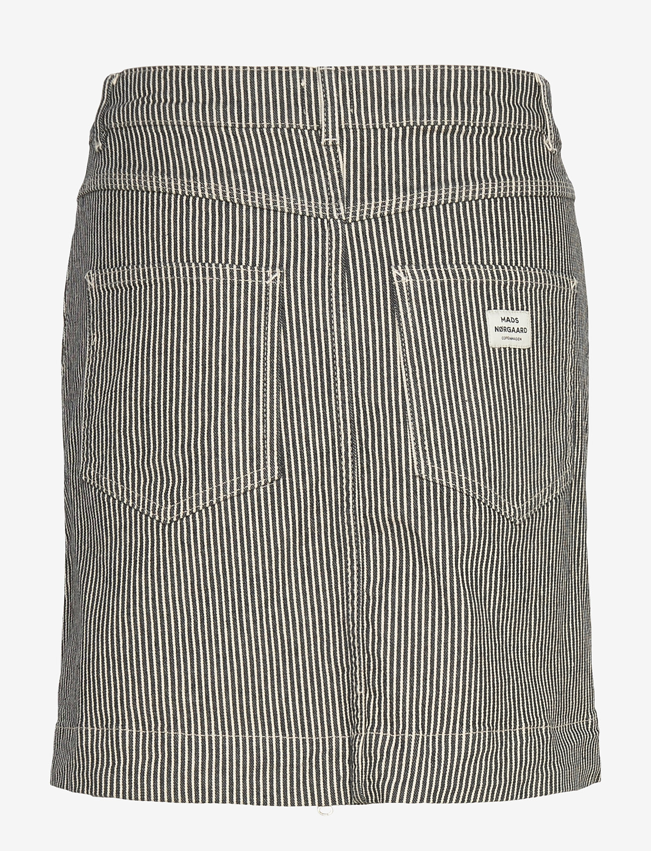 Mads Nørgaard - Hickory Punk Riva Skirt - kurze röcke - black/white - 1