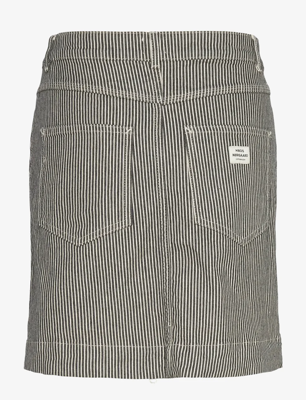 Mads Nørgaard - Hickory Punk Riva Skirt - korte nederdele - black/white - 1
