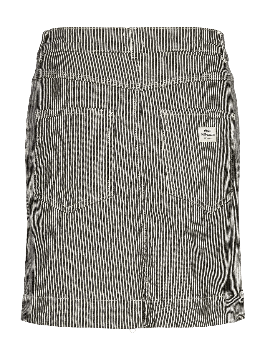 Mads Nørgaard - Hickory Punk Riva Skirt - kurze röcke - black/white - 1