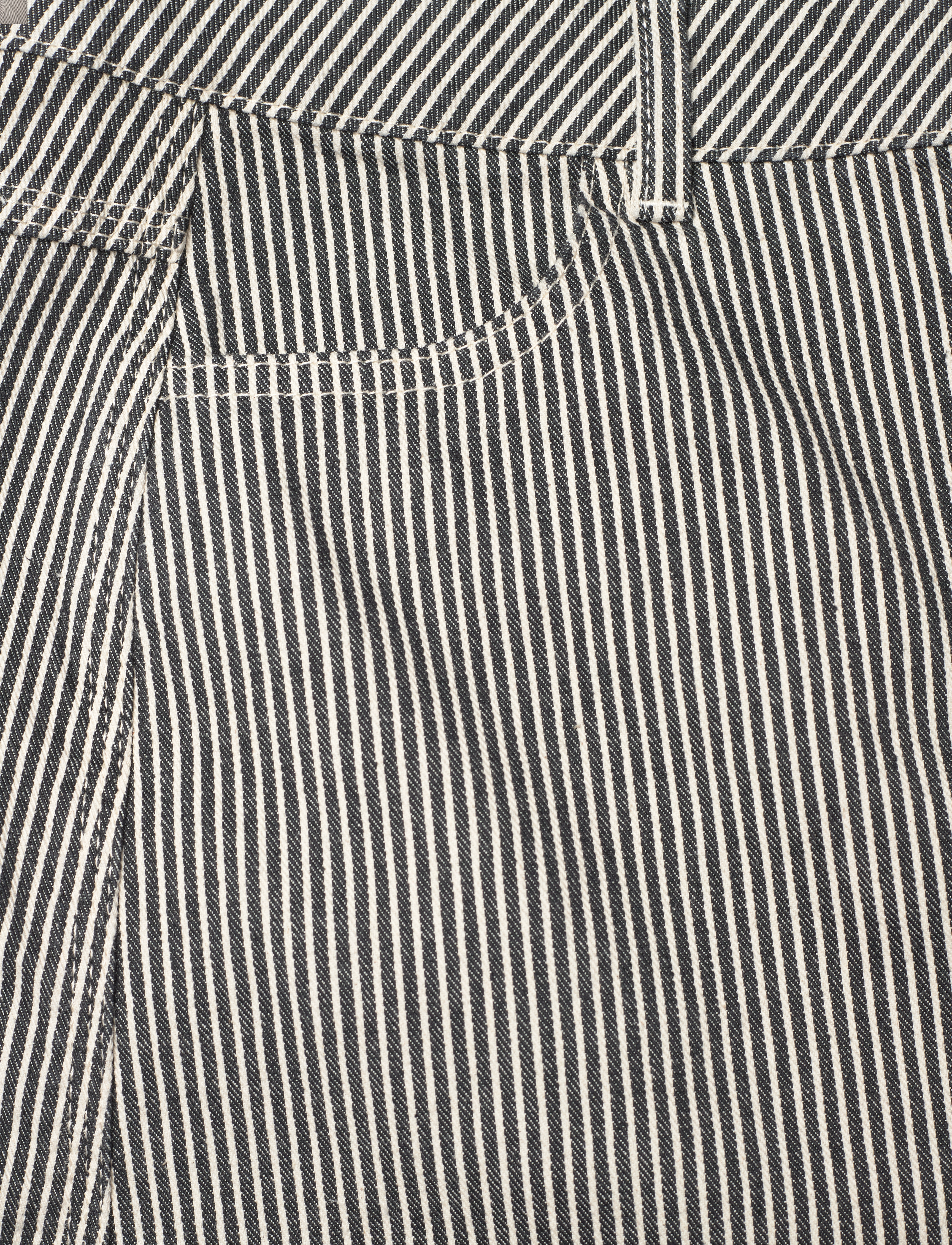 Mads Nørgaard - Hickory Punk Riva Skirt - korte rokken - black/white - 2