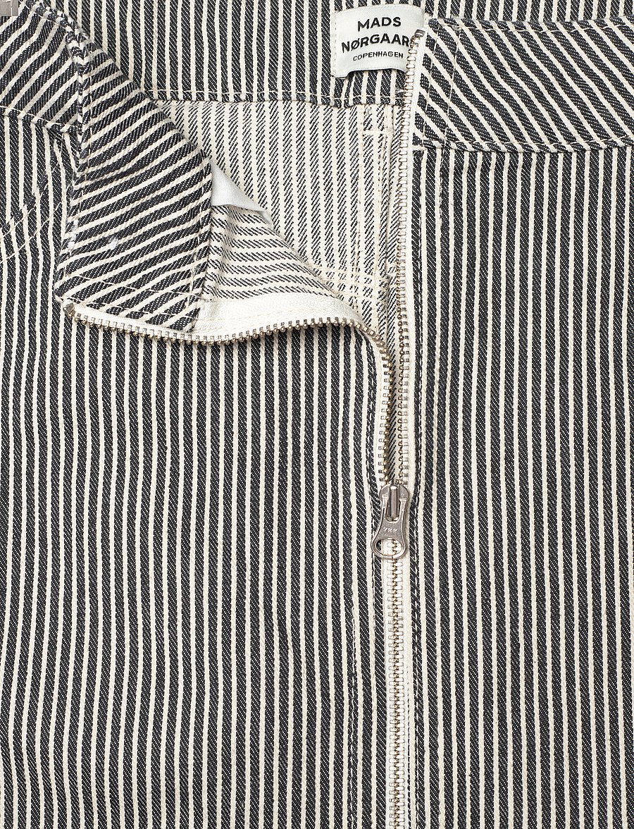 Mads Nørgaard - Hickory Punk Riva Skirt - kurze röcke - black/white - 3