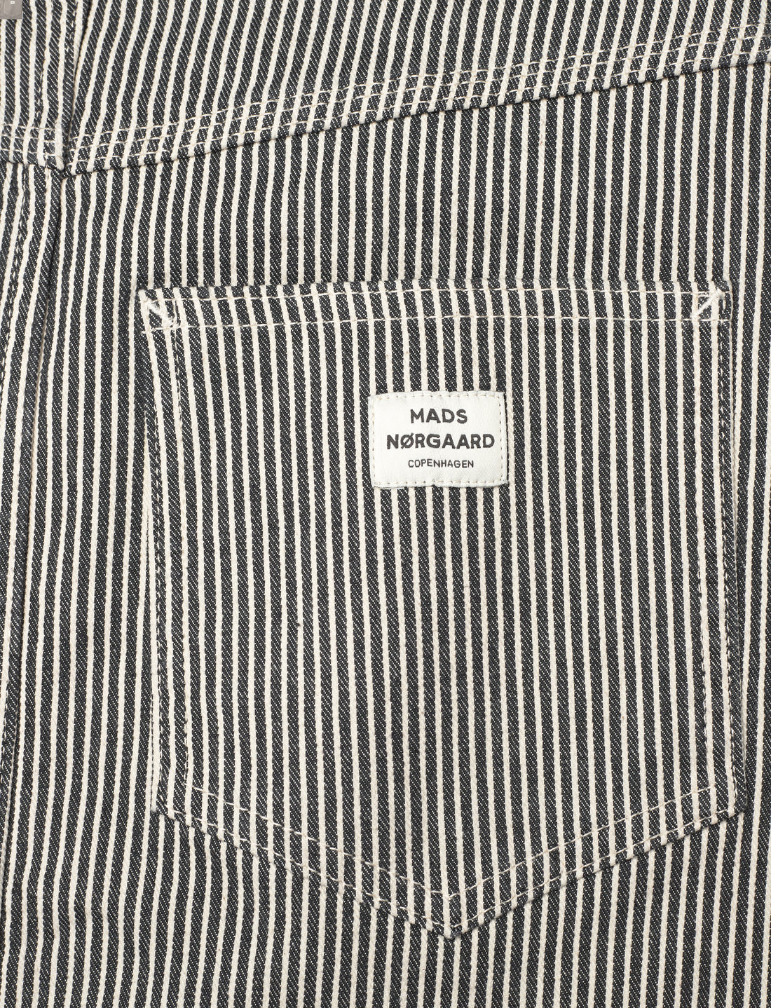 Mads Nørgaard - Hickory Punk Riva Skirt - korte nederdele - black/white - 4