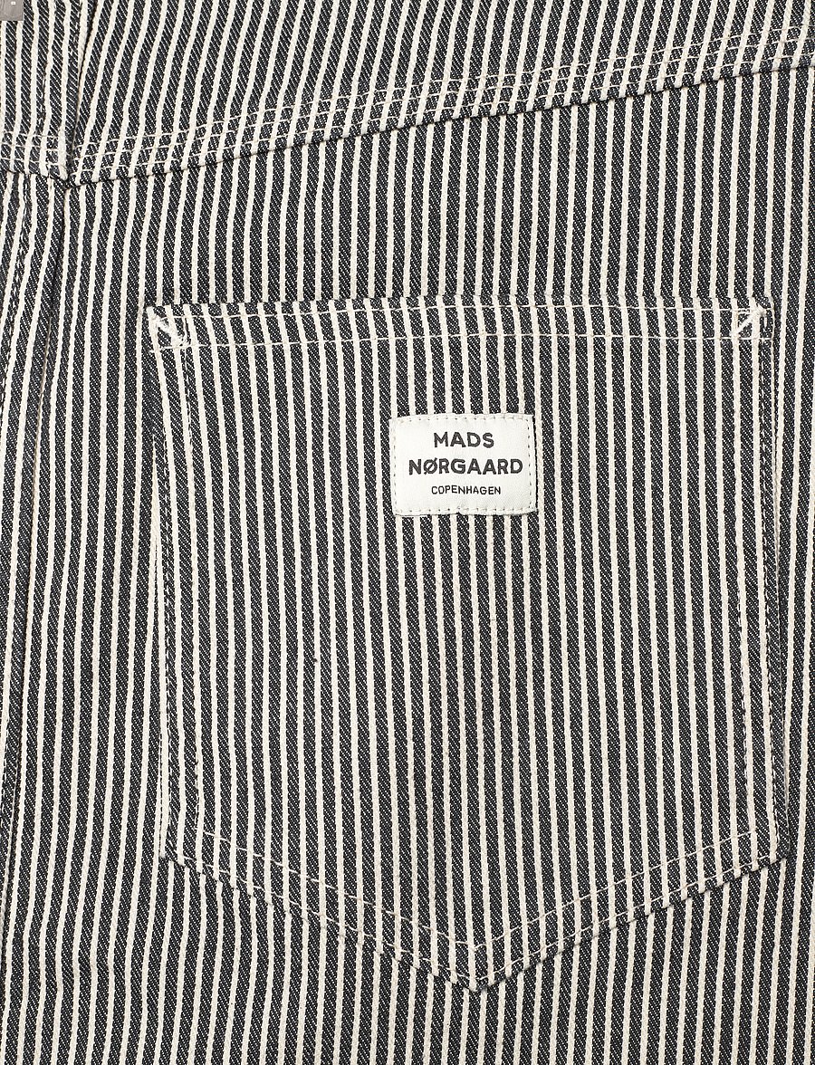 Mads Nørgaard - Hickory Punk Riva Skirt - kurze röcke - black/white - 4