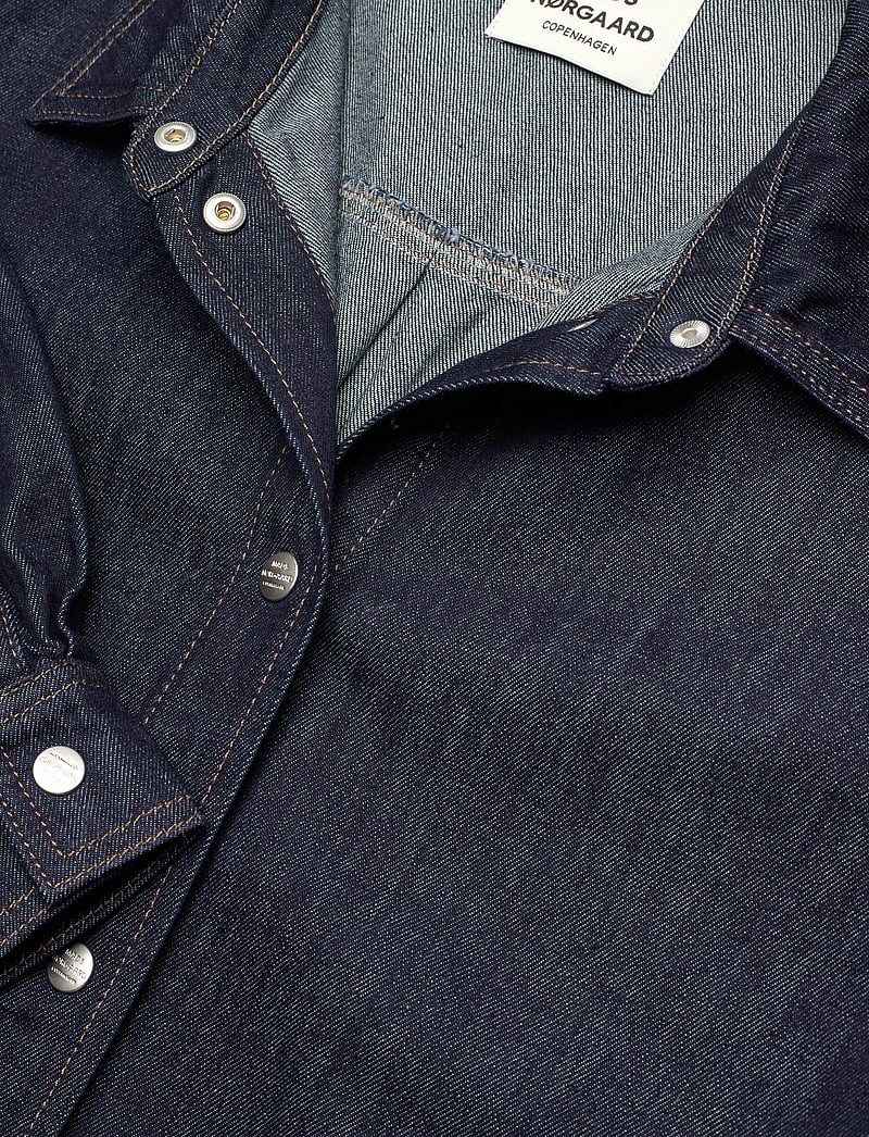 Mads Nørgaard - Cosy Denim Crane Shirt - langärmlige hemden - dark indigo - 2