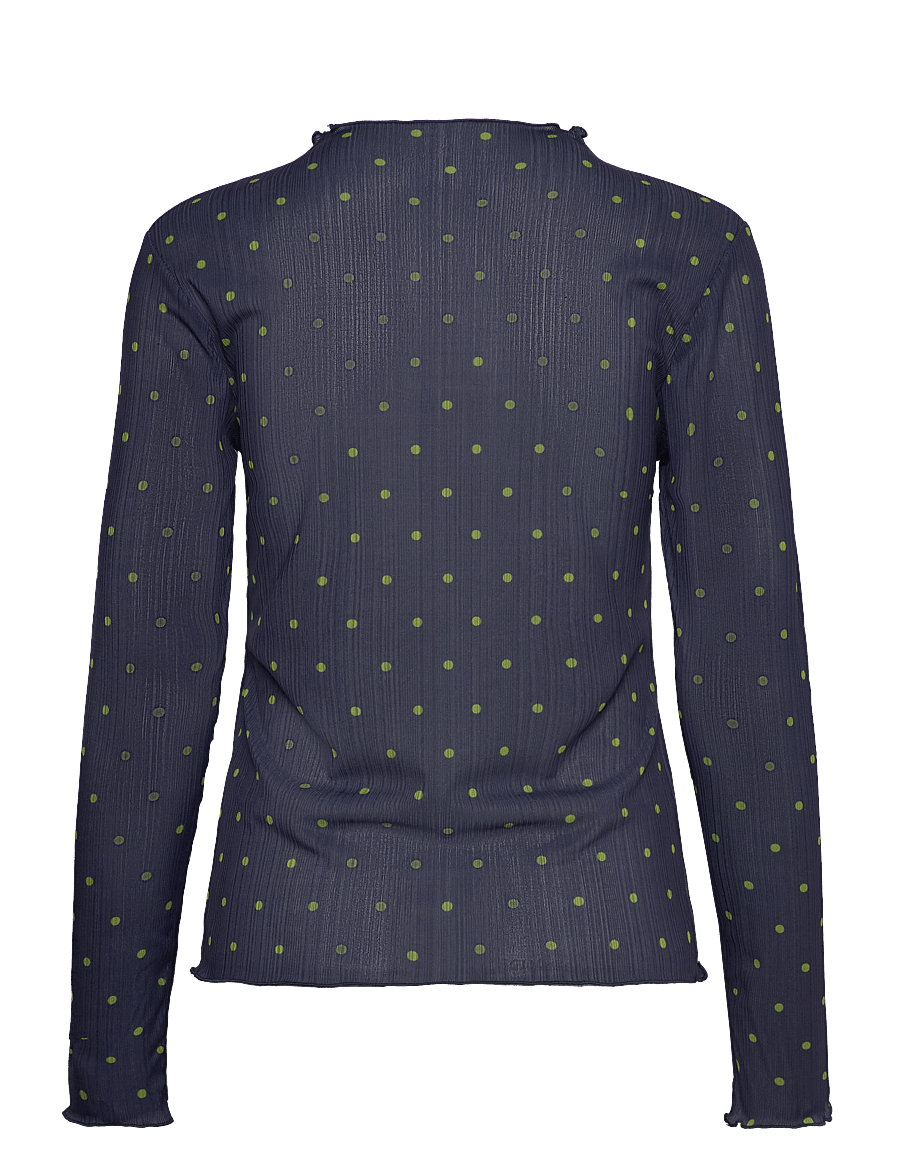 Mads Nørgaard - Fancy Jersey Minnie Top - aop dot/parisian night - 1