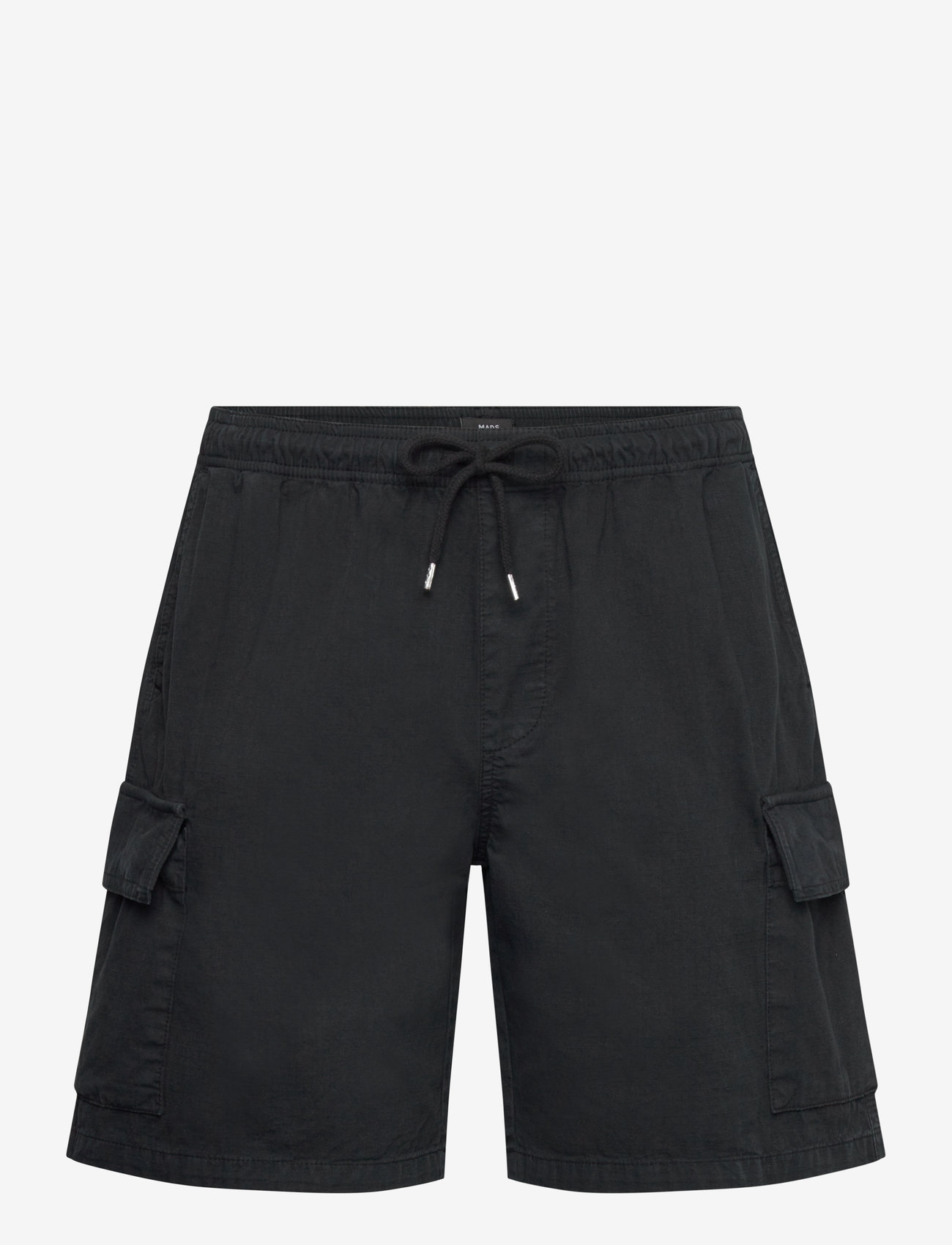 Mads Nørgaard - Cotton Ripstop Cargo Shorts - cargo shorts - black - 0