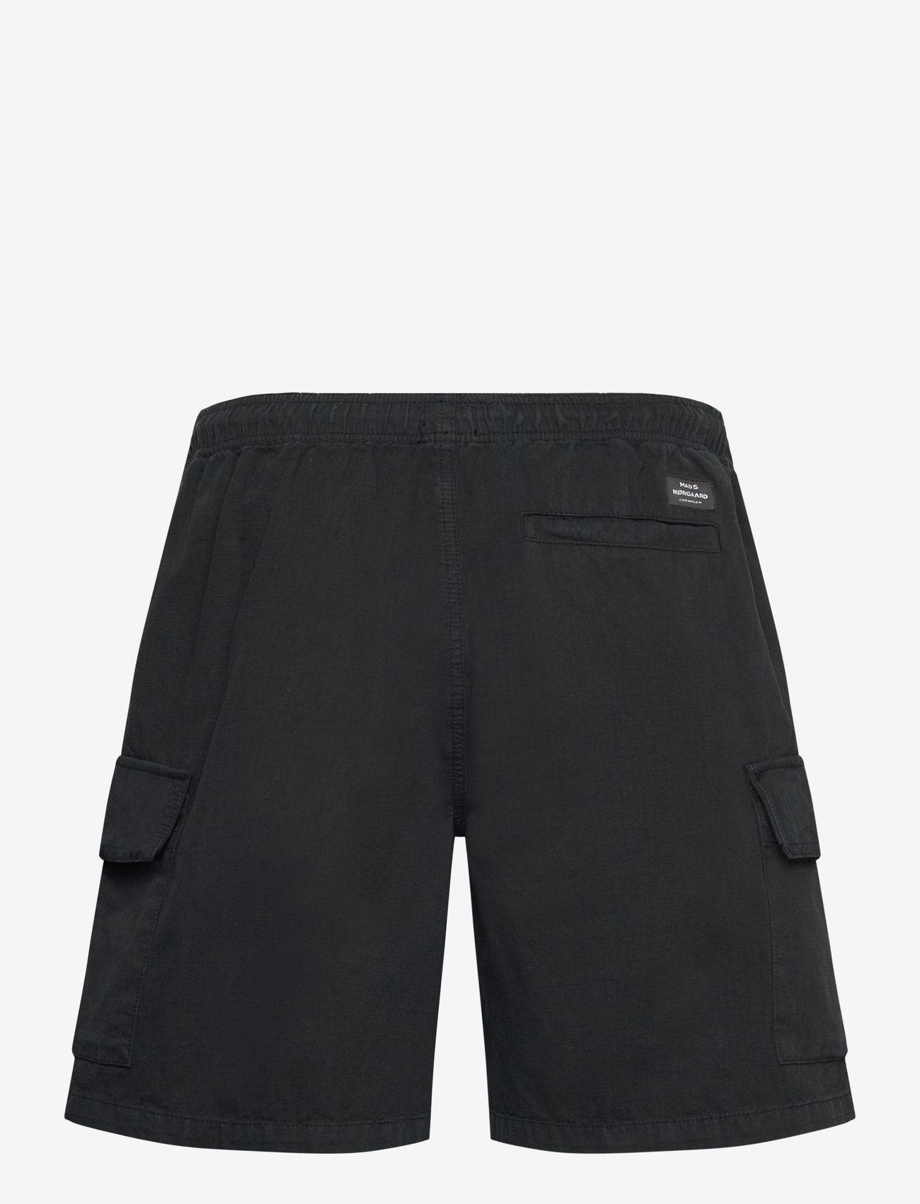 Mads Nørgaard - Cotton Ripstop Cargo Shorts - cargo shorts - black - 1