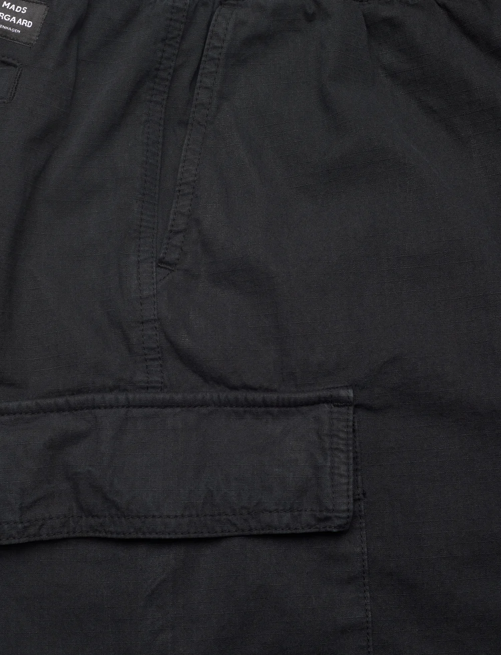Mads Nørgaard - Cotton Ripstop Cargo Shorts - „cargo“ stiliaus šortai - black - 2