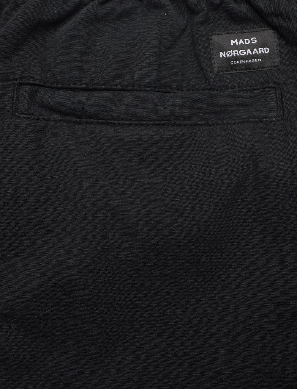 Mads Nørgaard - Cotton Ripstop Cargo Shorts - „cargo“ stiliaus šortai - black - 4