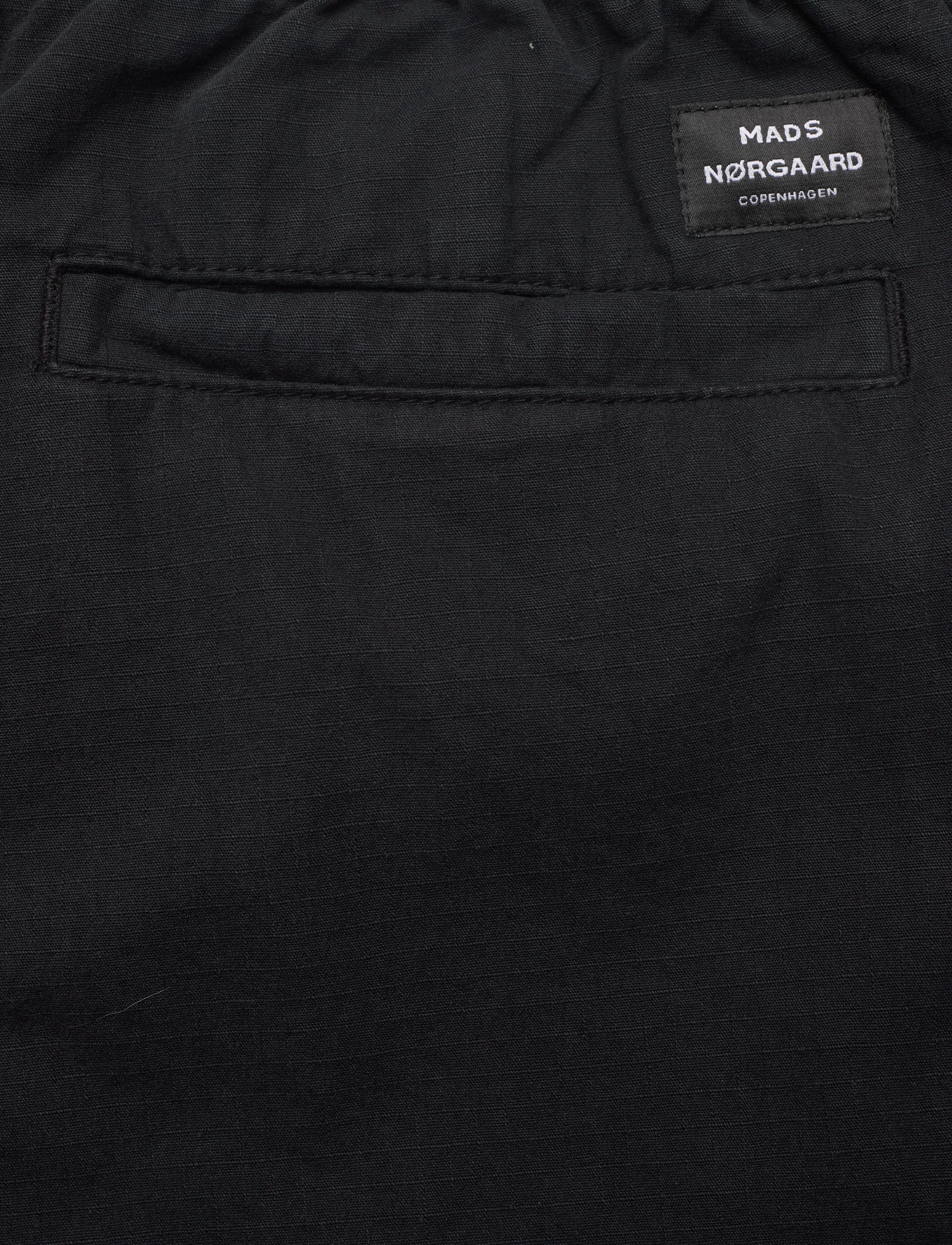 Mads Nørgaard - Cotton Ripstop Cargo Shorts - lühikesed kargopüksid - black - 4