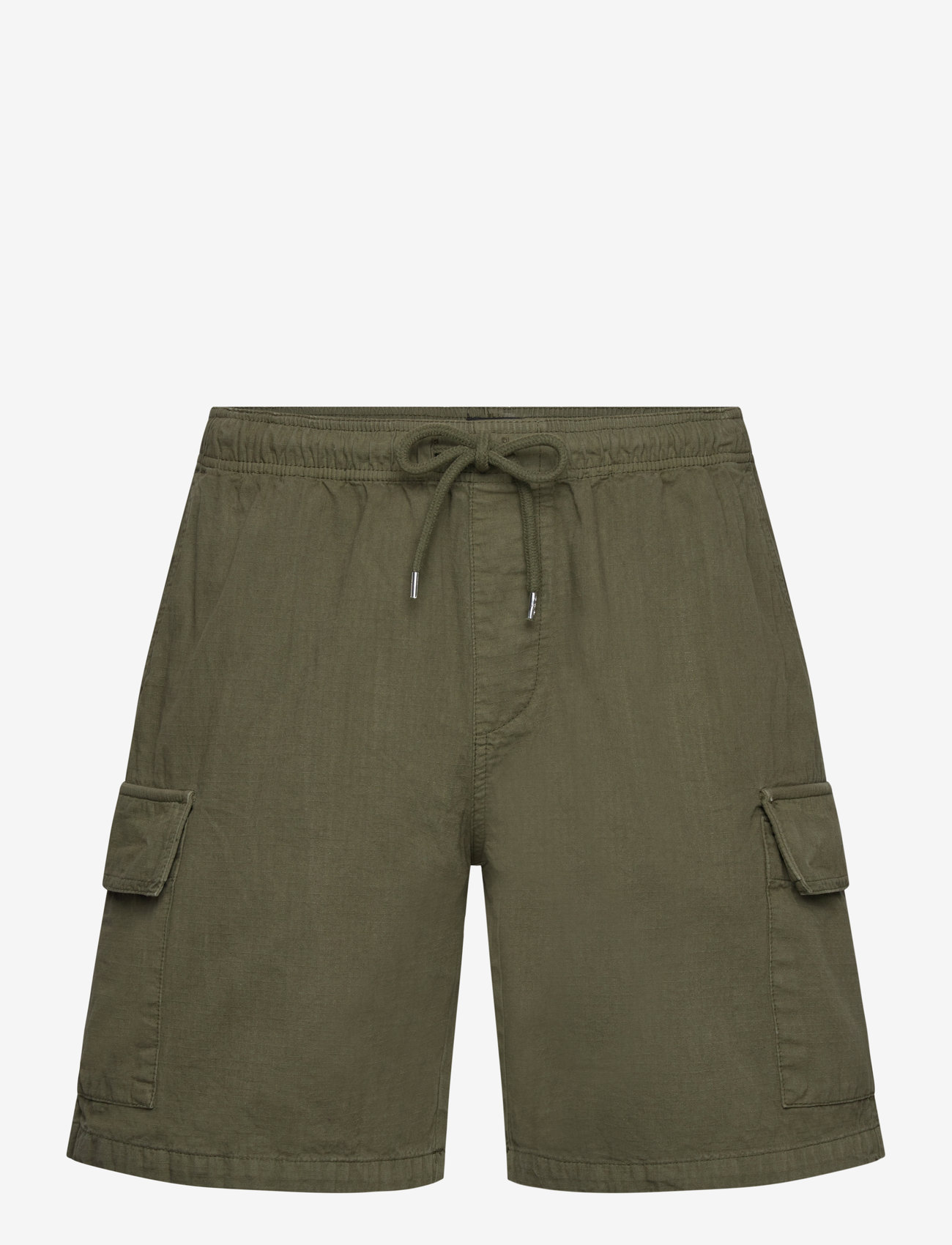Mads Nørgaard - Cotton Ripstop Cargo Shorts - cargo shorts - kalamata - 0