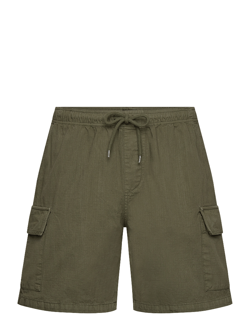 Mads Nørgaard - Cotton Ripstop Cargo Shorts - cargo shorts - kalamata - 0