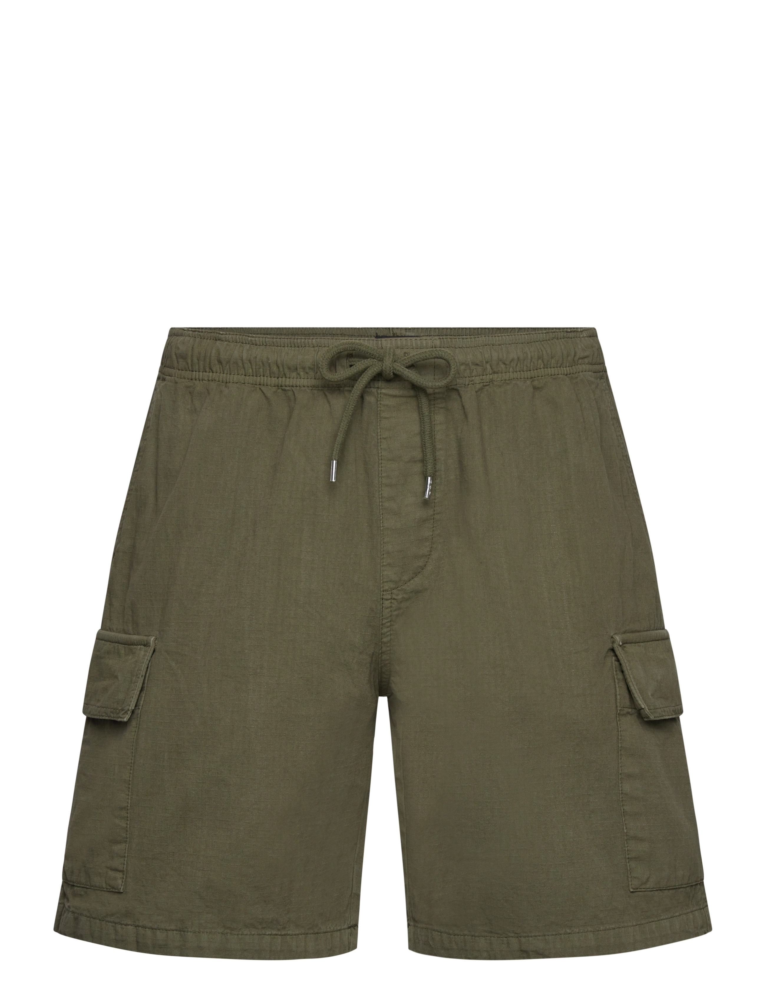 Mads Nørgaard Cotton Ripstop Cargo Shorts - Tøj - KALAMATA / green