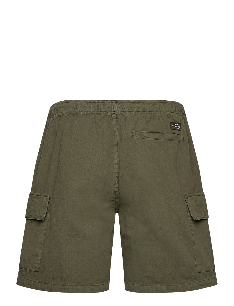 Mads Nørgaard - Cotton Ripstop Cargo Shorts - cargo shorts - kalamata - 1