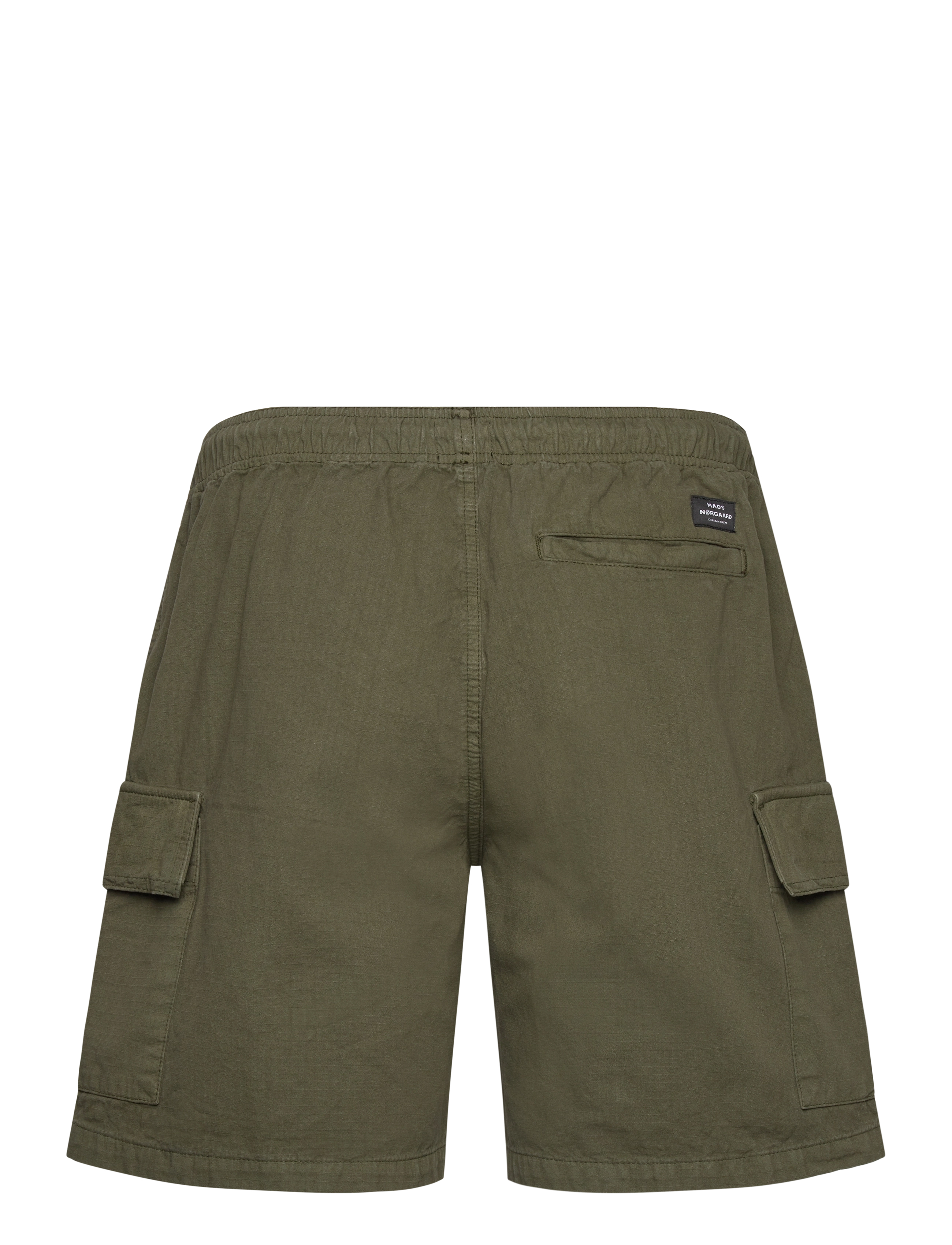 Mads Nørgaard - Cotton Ripstop Cargo Shorts - cargo shorts - kalamata - 1