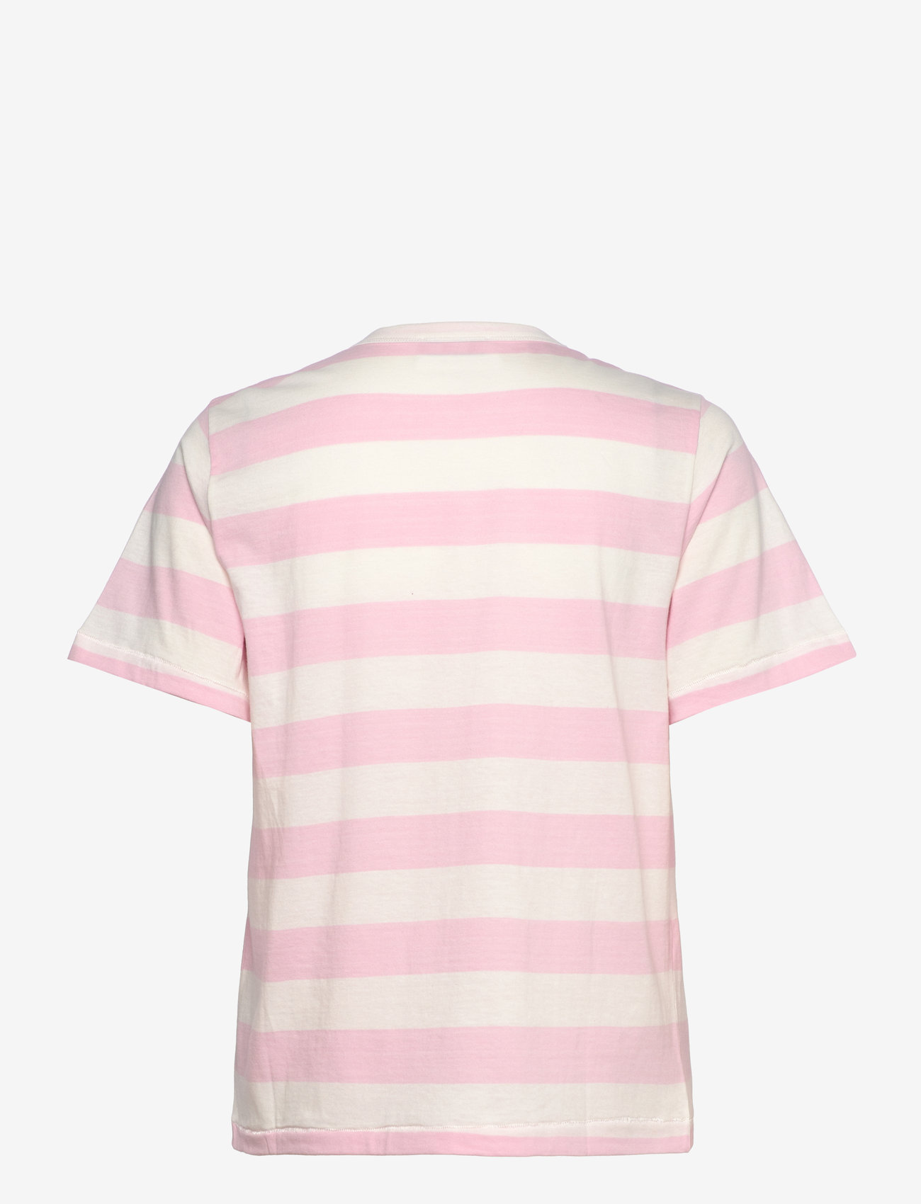 Mads Nørgaard - Single Organic Grace Tee - efterårstøj - parfait pink/white alyssum - 1