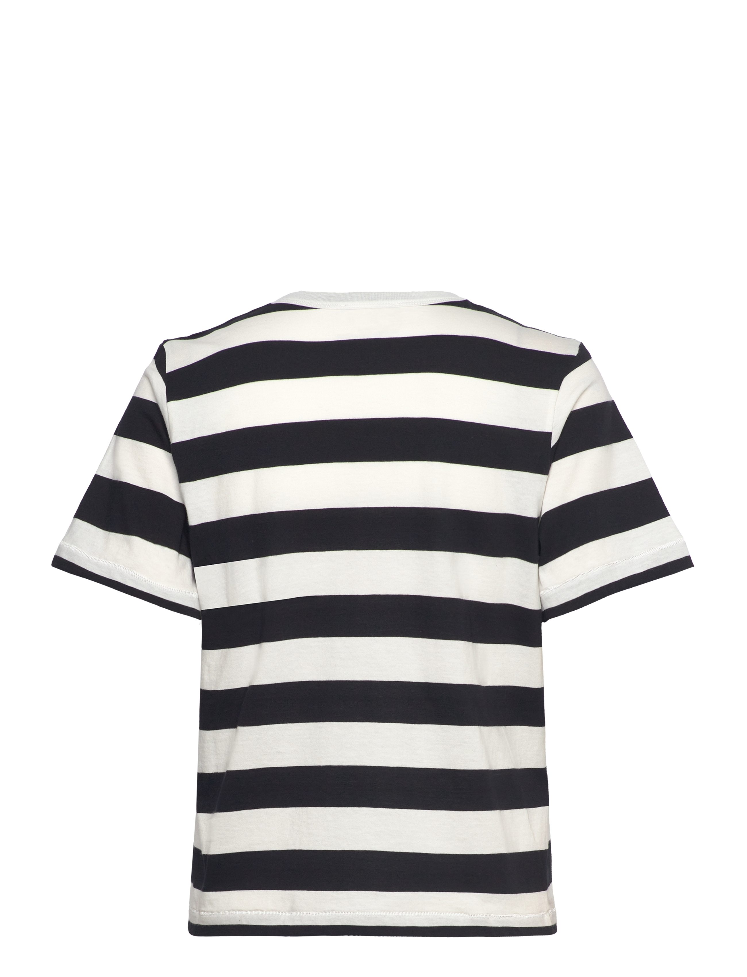Mads Nørgaard - Single Organic Grace Tee - black/white alyssum - 1