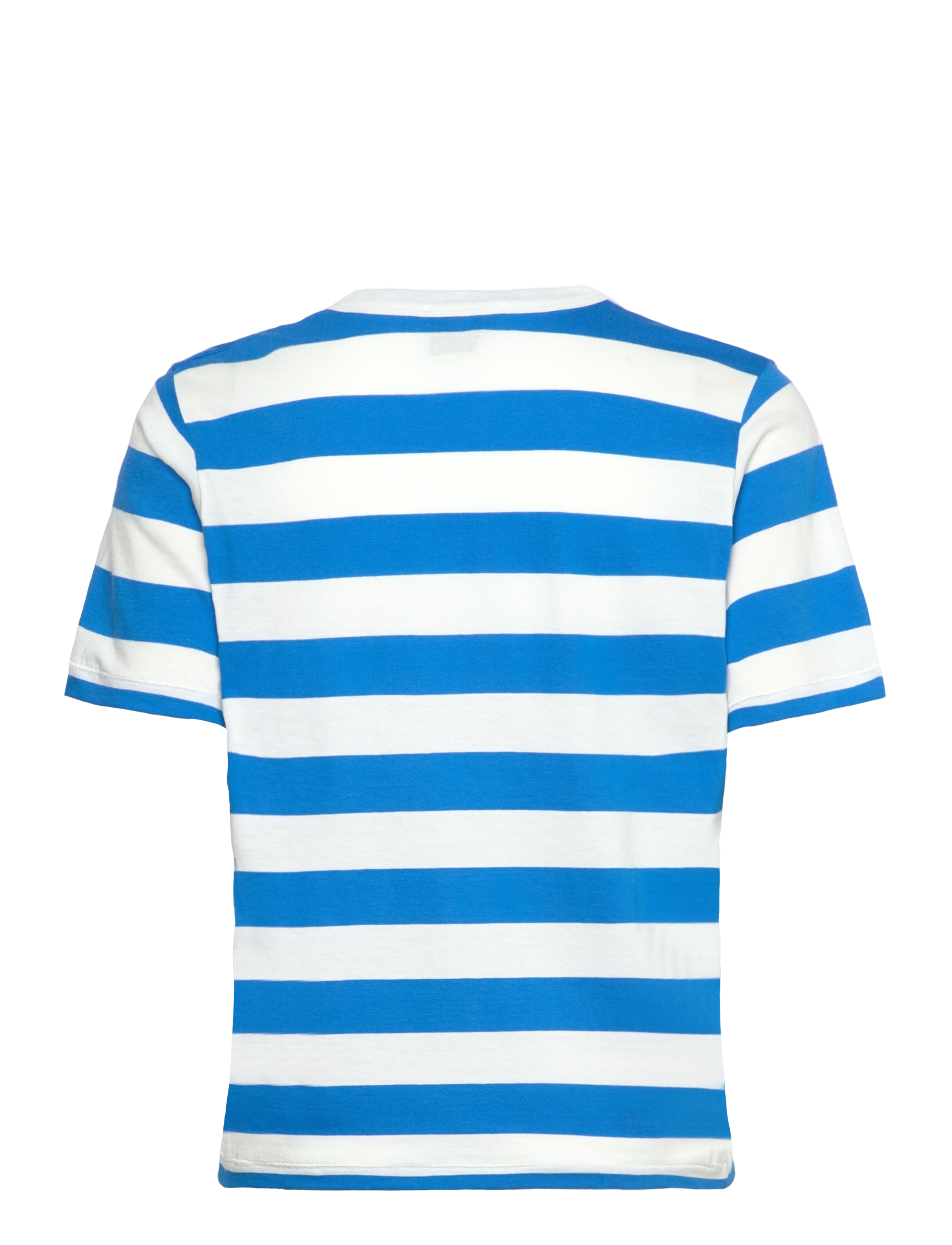 Mads Nørgaard - Single Organic Grace Tee - t-shirt & tops - skydiver/white alyssum - 1
