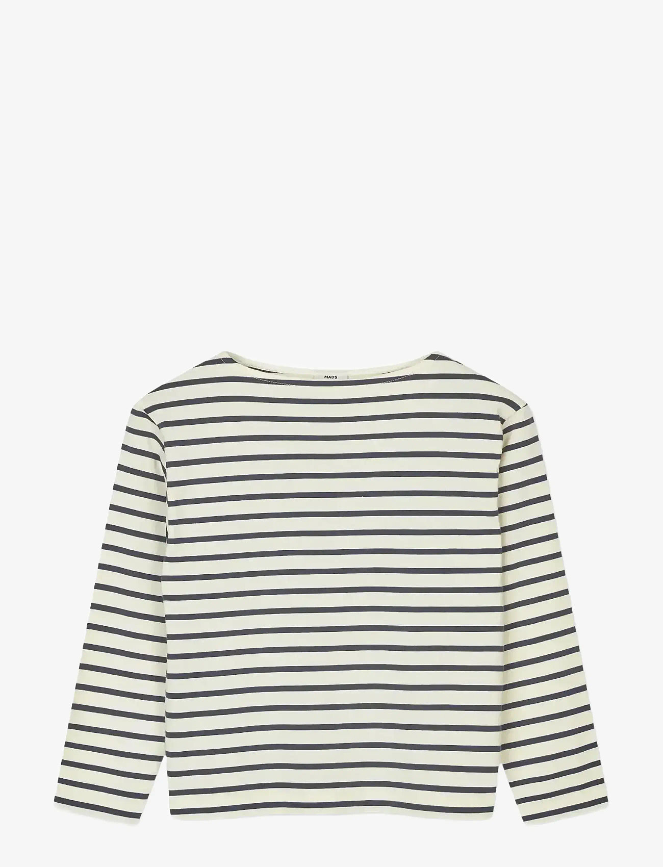 Mads Nørgaard - Soft Single Telli Tee LS - pikkade varrukatega - vanilla ice/parisian night - 0