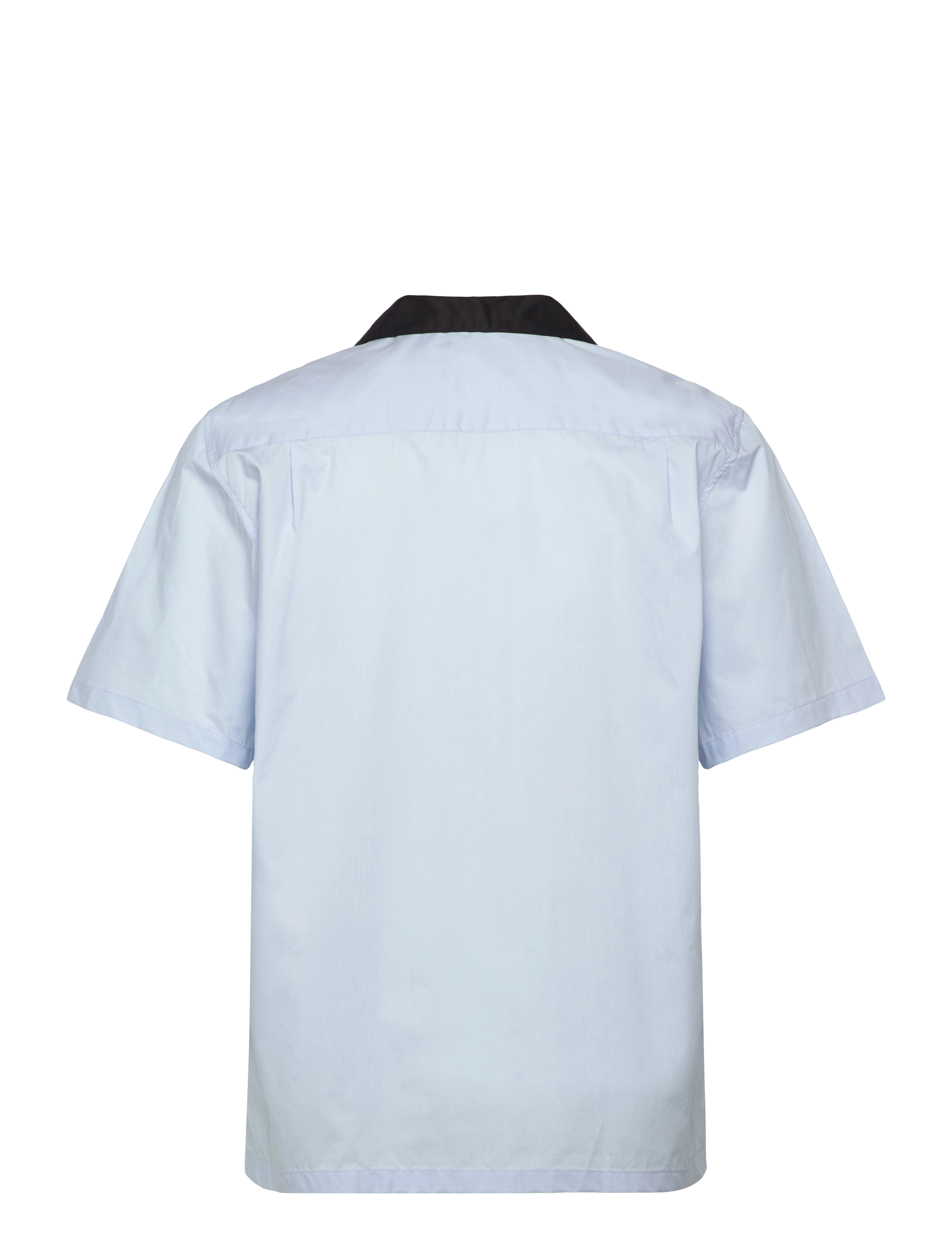 Mads Nørgaard - Organic Cotton Poplin Kenji Shirt SS - chemises à manches courtes - cashmere blue - 1