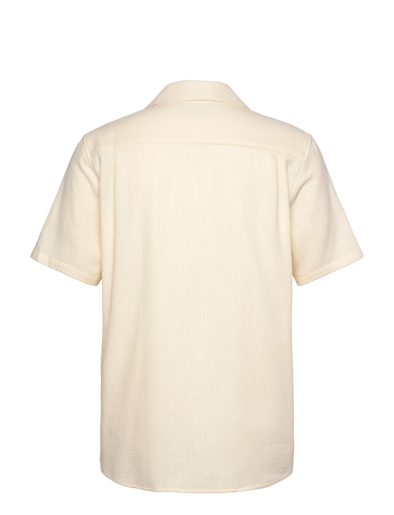 Mads Nørgaard - Texture Kenji Shirt SS - vanilla ice - 1