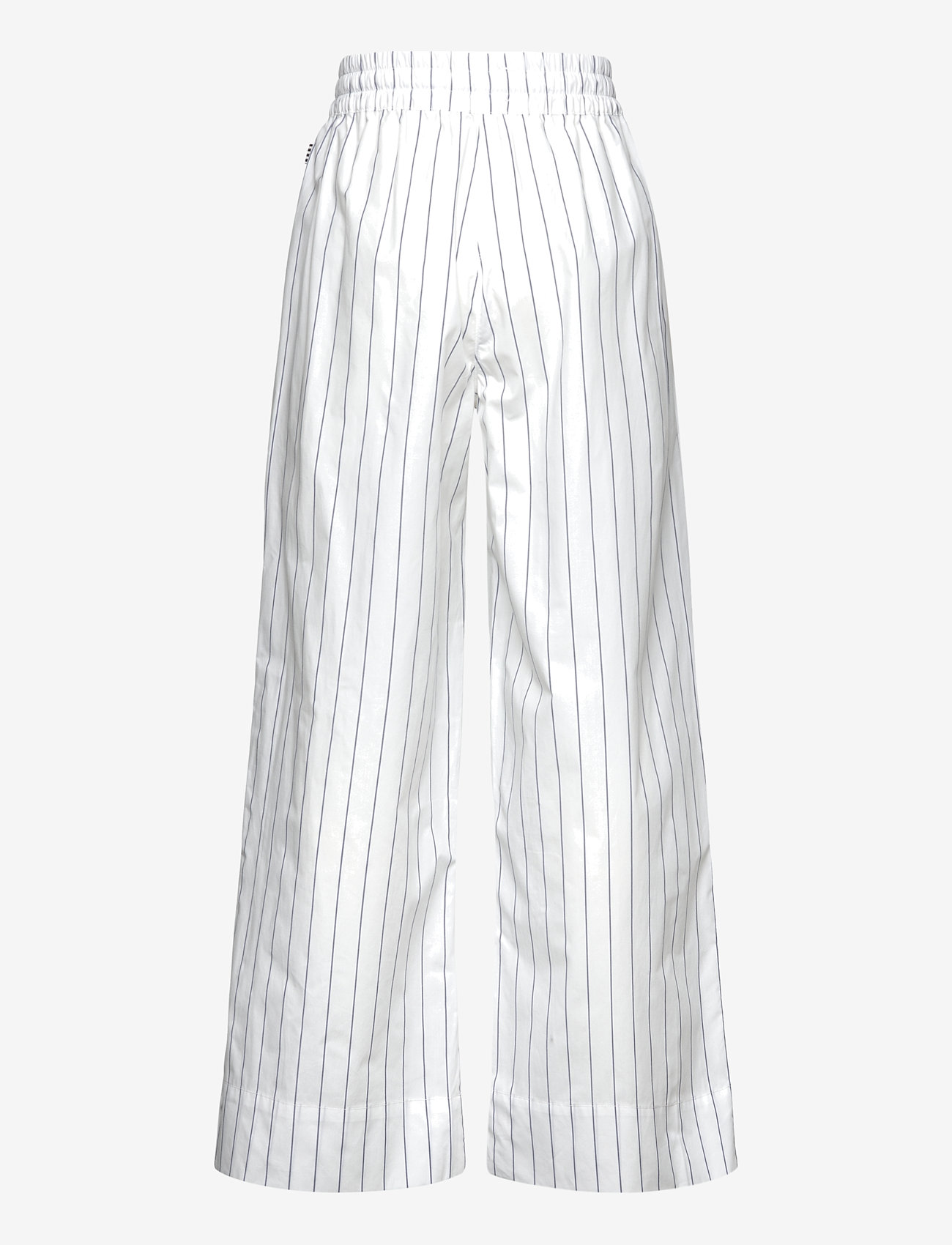Mads Nørgaard - Crisp Poplin Pipa Pants - herbstliche kleidung - pinstripe/parisian night - 1
