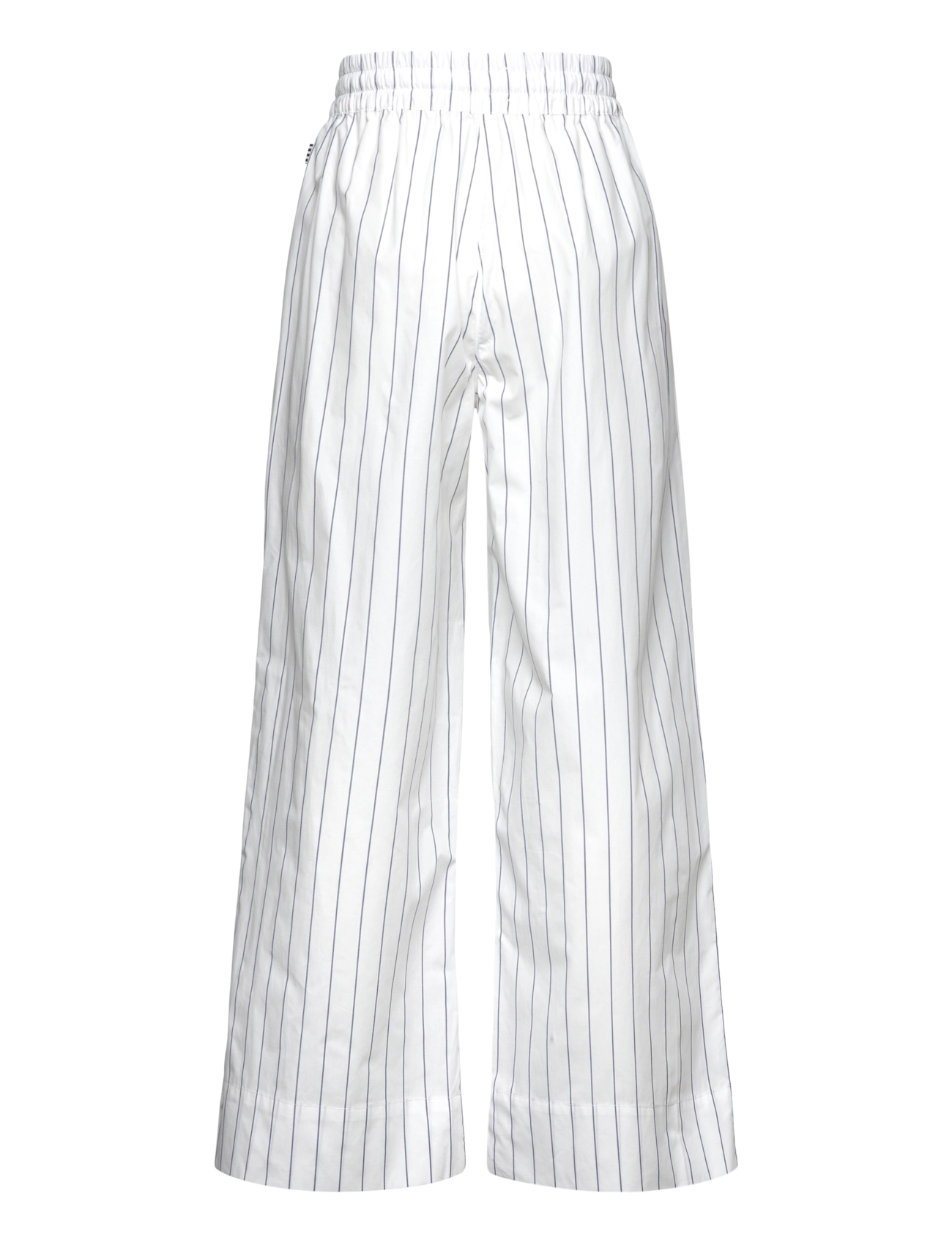 Mads Nørgaard - Crisp Poplin Pipa Pants - pinstripe/parisian night - 1
